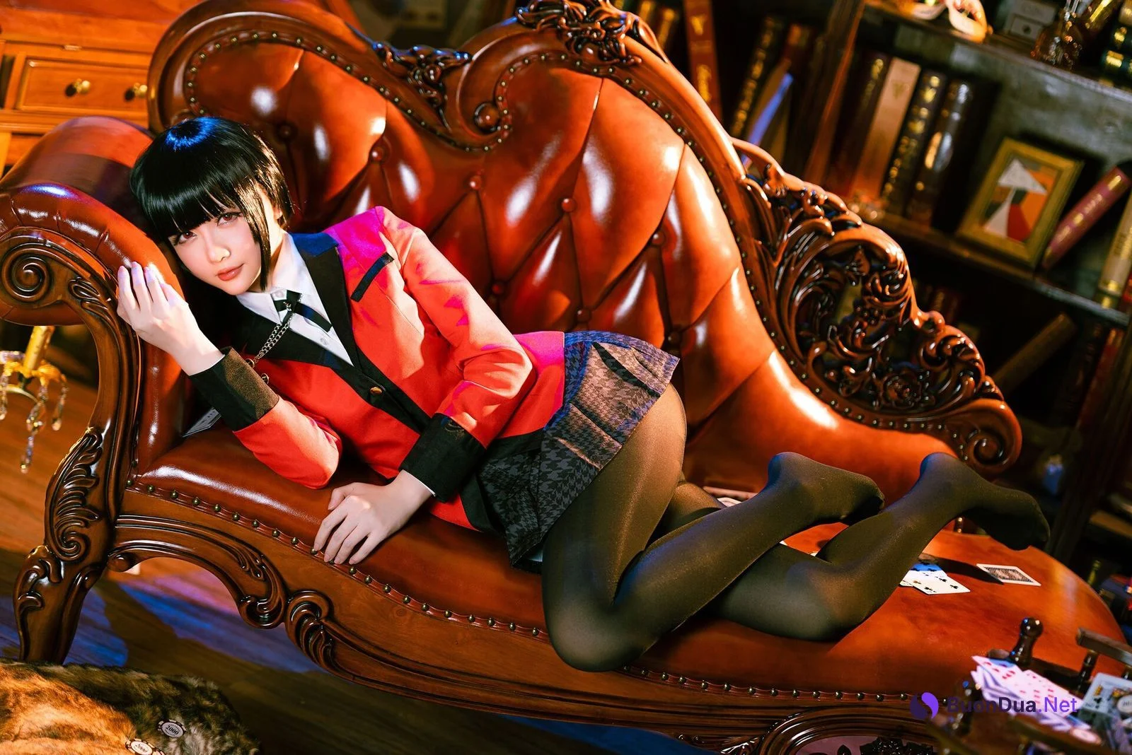 [Hoshilily 星之迟迟] Yumeko Jabami 蛇喰夢子 Kakegurui - Photo 3