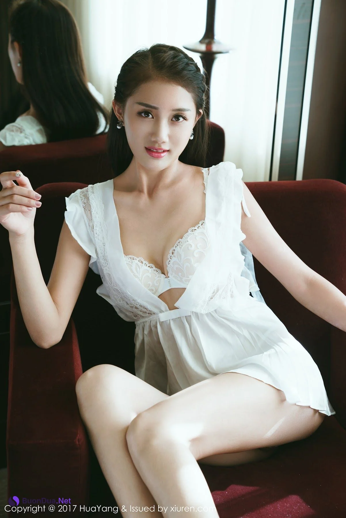 HuaYang 2017-10-09 Vol.009 晴儿Anne - รูปภาพ 3