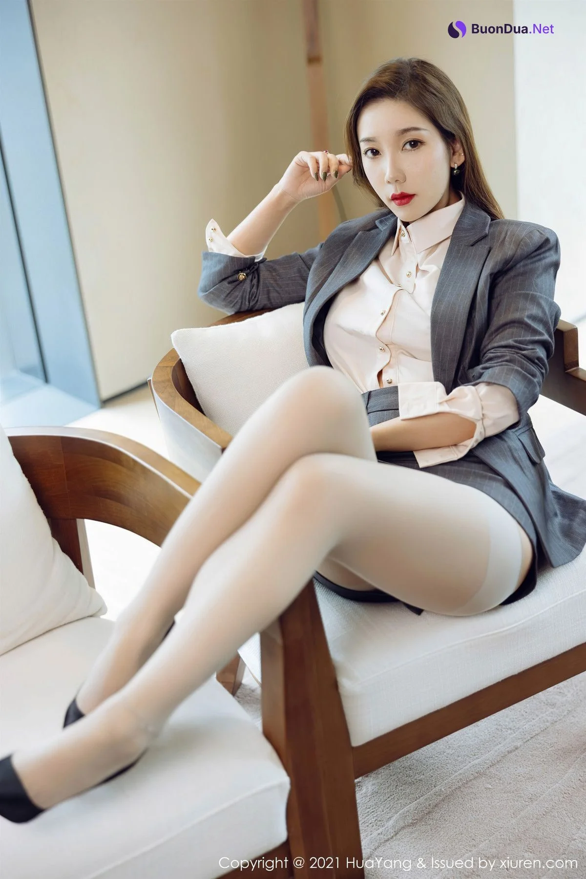 [HuaYang花漾] 2021.11.29 Vol.470 艾静香 - รูปภาพ 10