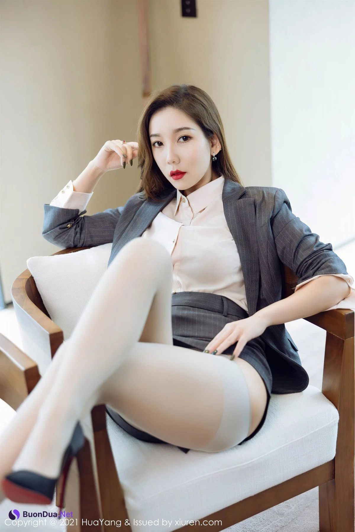 [HuaYang花漾] 2021.11.29 Vol.470 艾静香 - รูปภาพ 17
