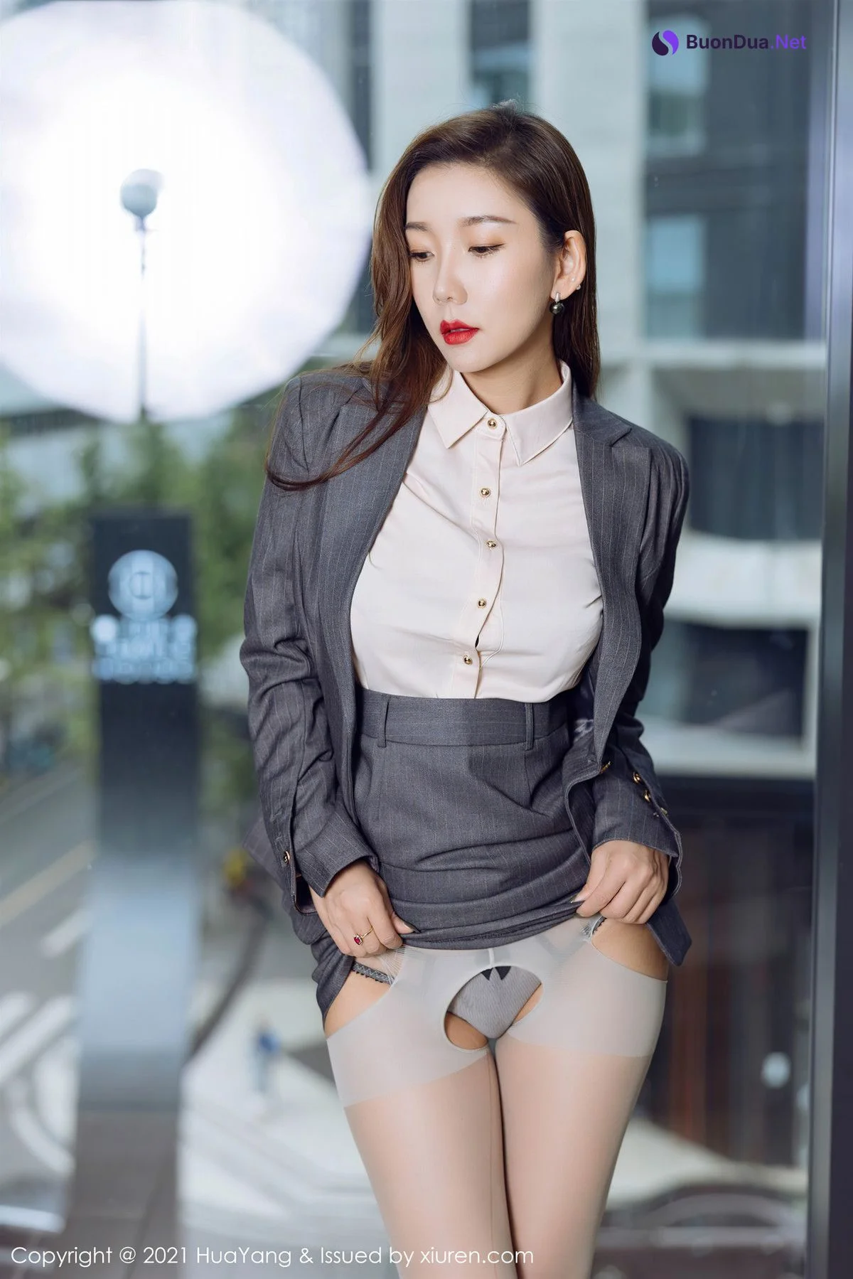 [HuaYang花漾] 2021.11.29 Vol.470 艾静香 - รูปภาพ 2