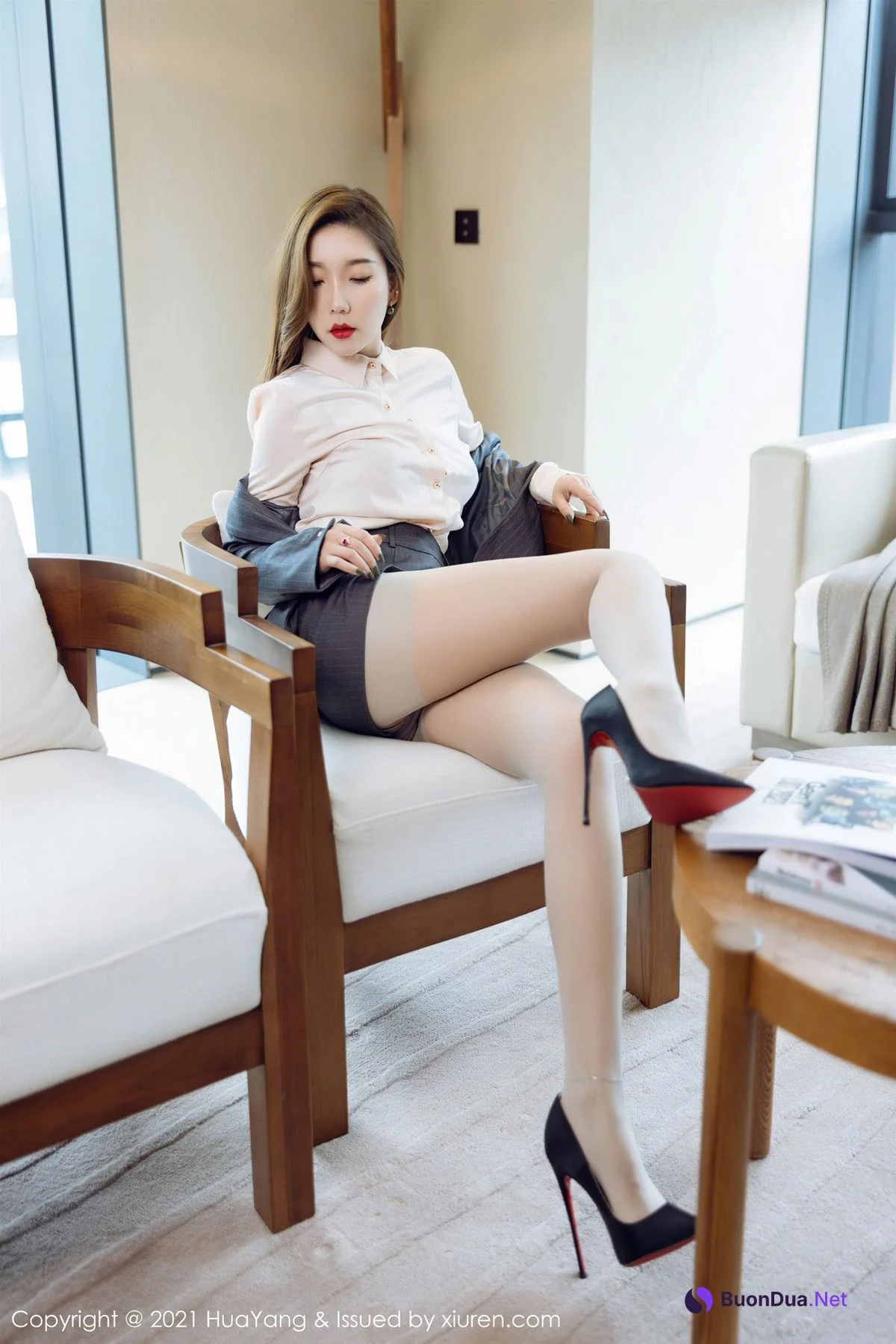 [HuaYang花漾] 2021.11.29 Vol.470 艾静香 - รูปภาพ 20