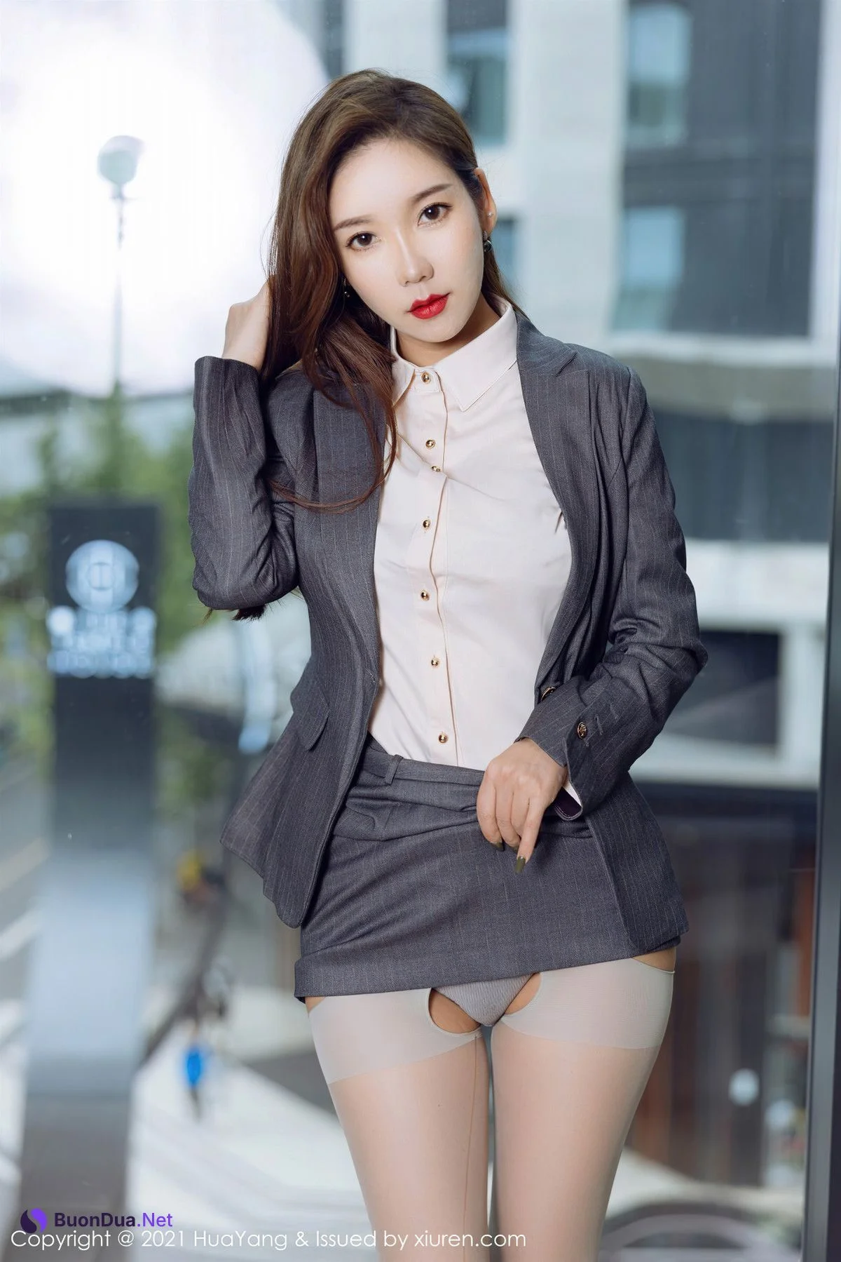 [HuaYang花漾] 2021.11.29 Vol.470 艾静香 - รูปภาพ 4