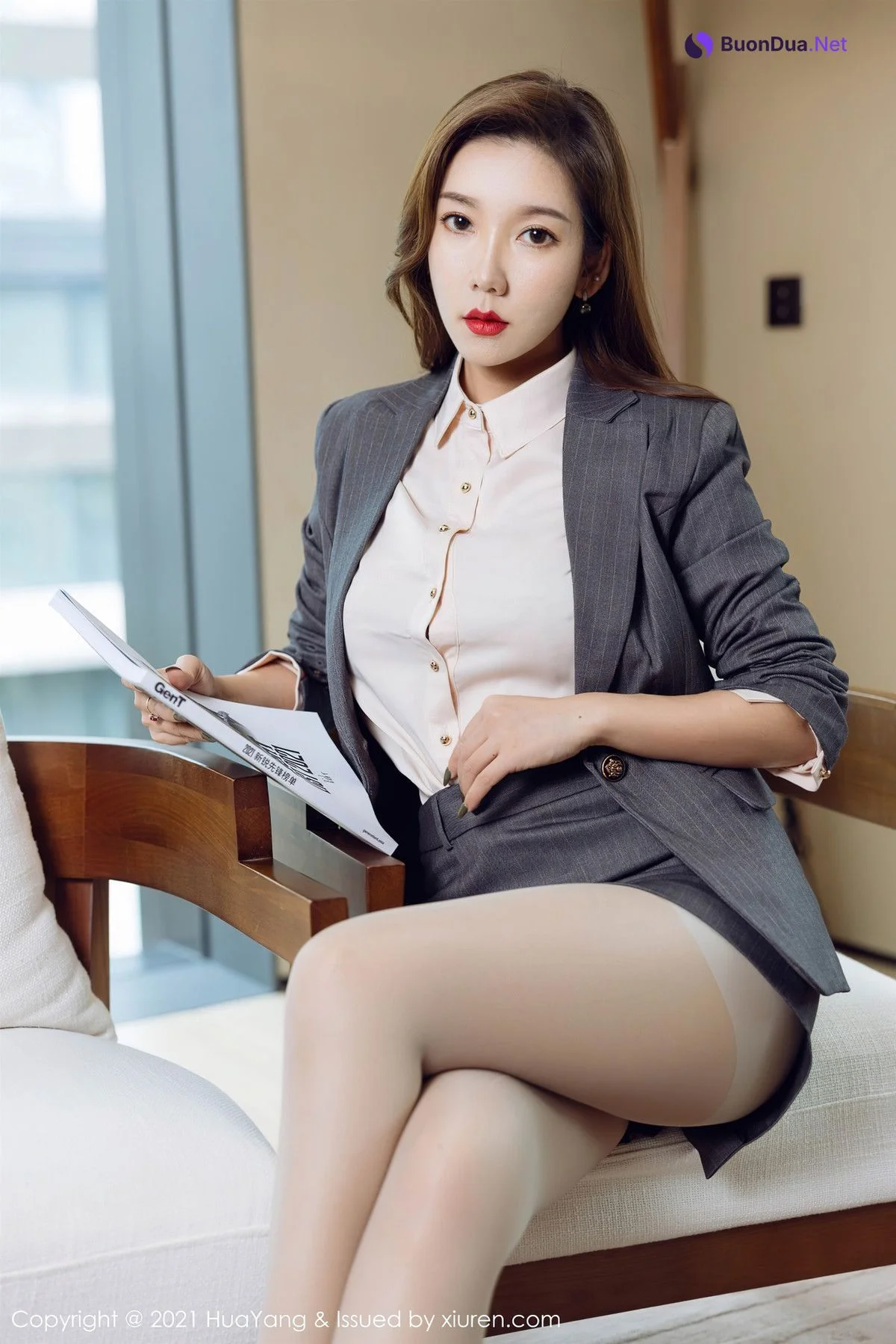 [HuaYang花漾] 2021.11.29 Vol.470 艾静香 - รูปภาพ 8