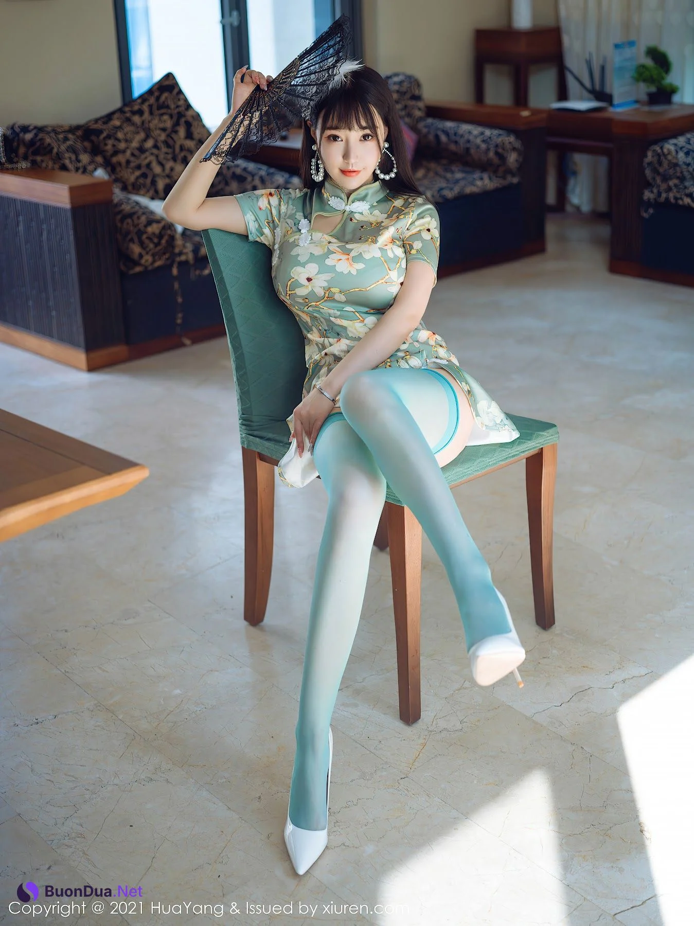 HuaYang Vol.390 Zhu Ke Er (朱可儿Flower) - รูปภาพ 2