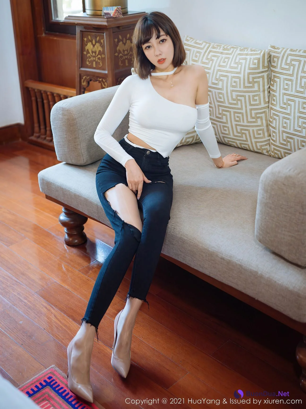 [HuaYang花漾show] 2021.06.16 Vol.414 果儿Victoria - Photo 2