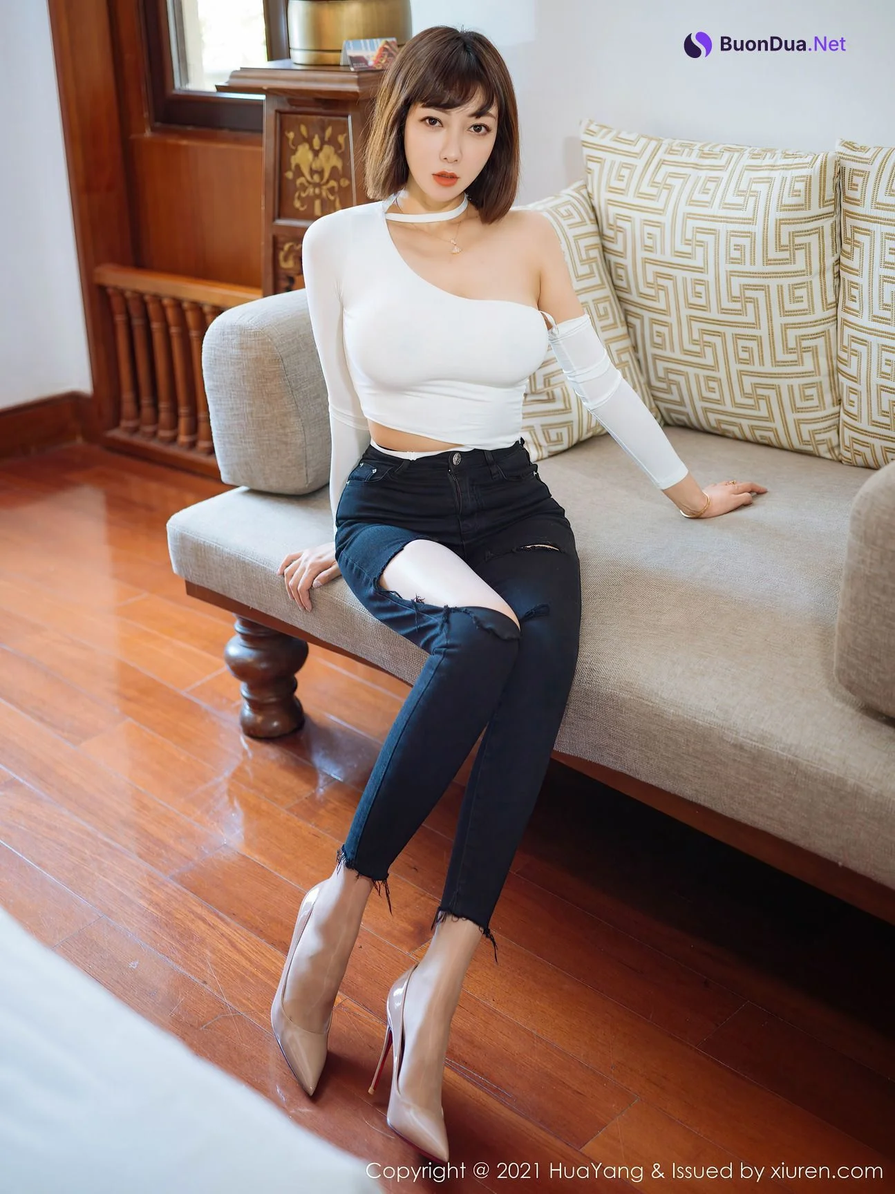 [HuaYang花漾show] 2021.06.16 Vol.414 果儿Victoria - Photo 4