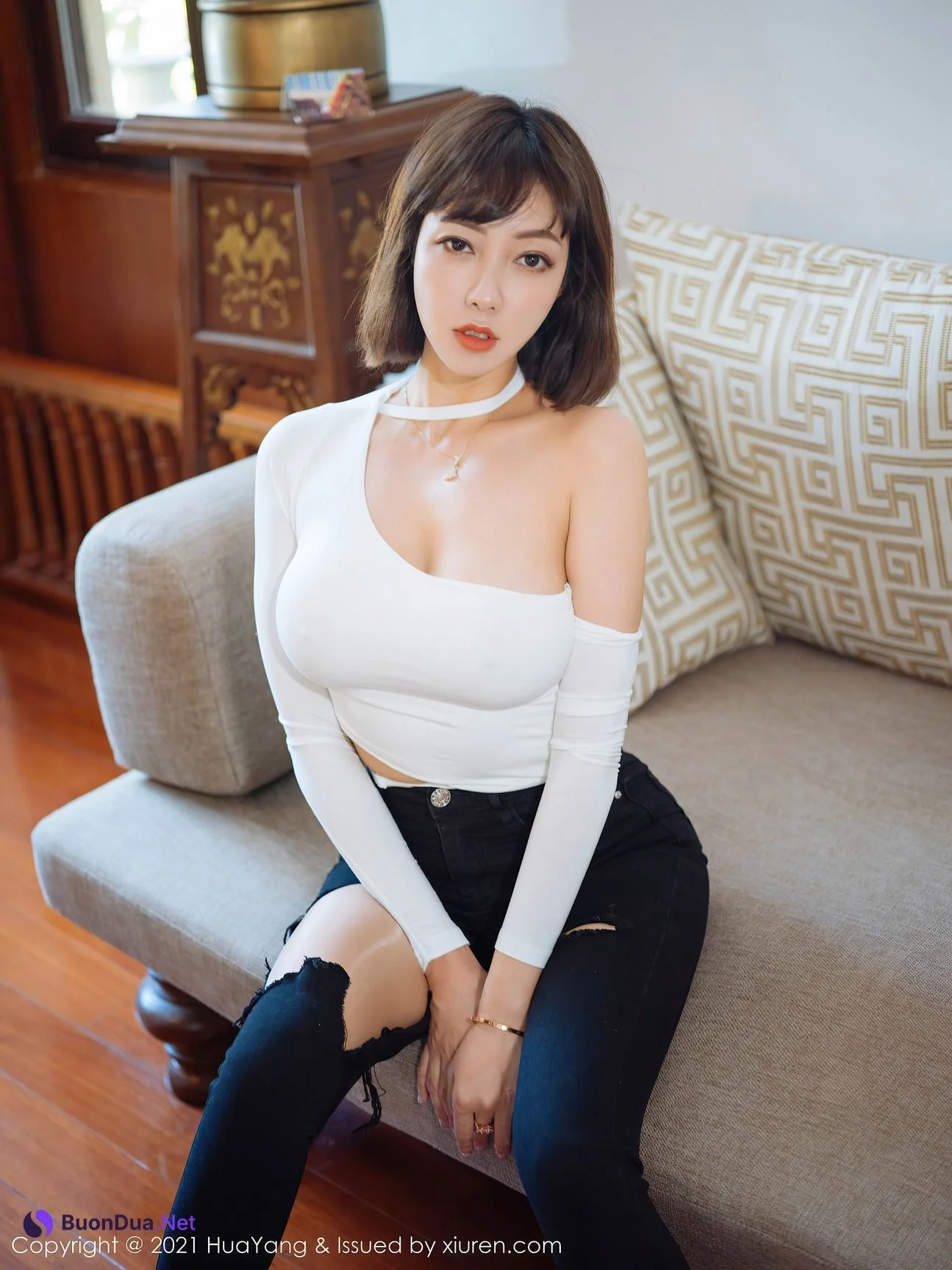 [HuaYang花漾show] 2021.06.16 Vol.414 果儿Victoria - Photo 6