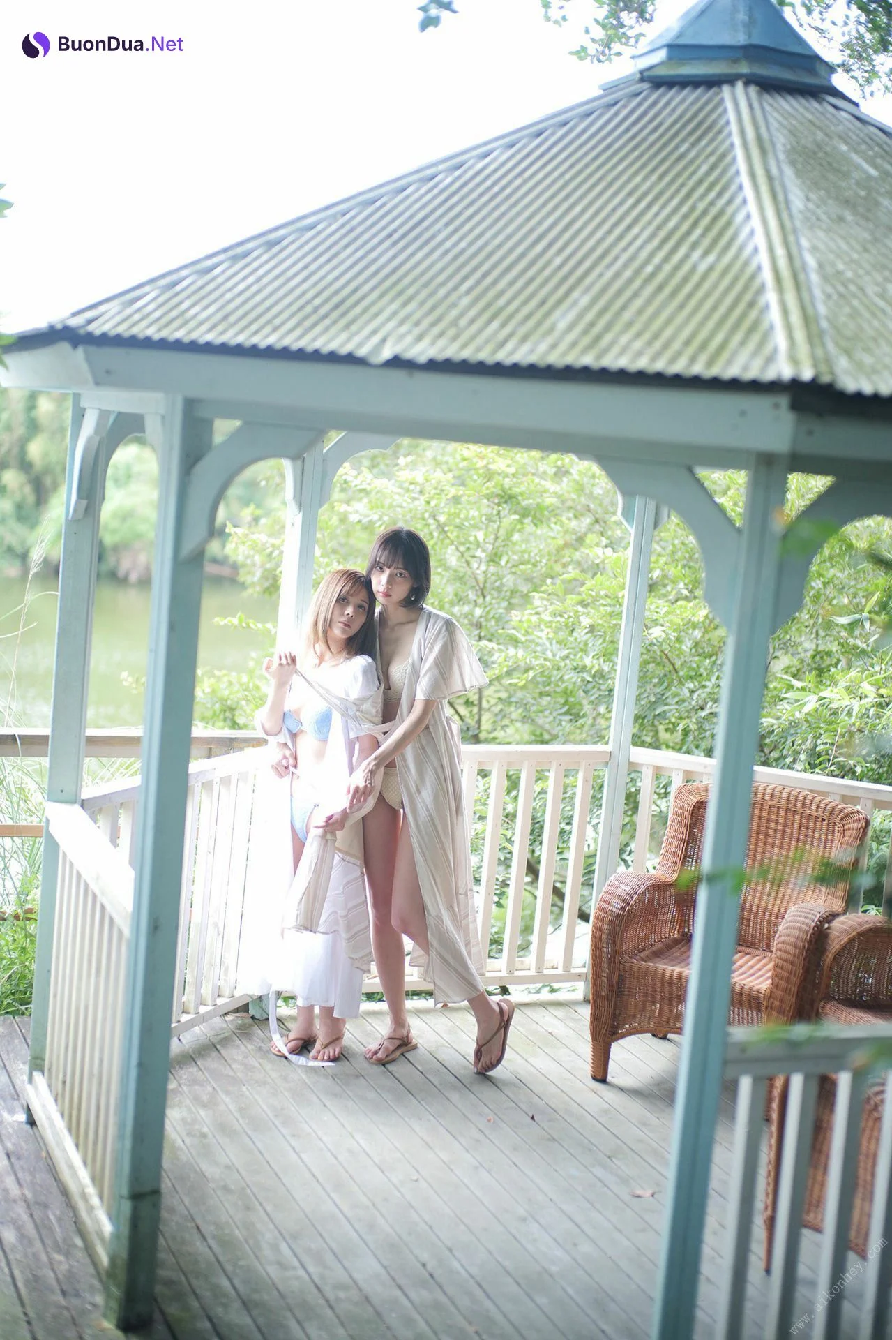高宮まり×岡田紗佳, 週刊ポストデジタル写真集 牌×牌III Set.02 - 照片 3