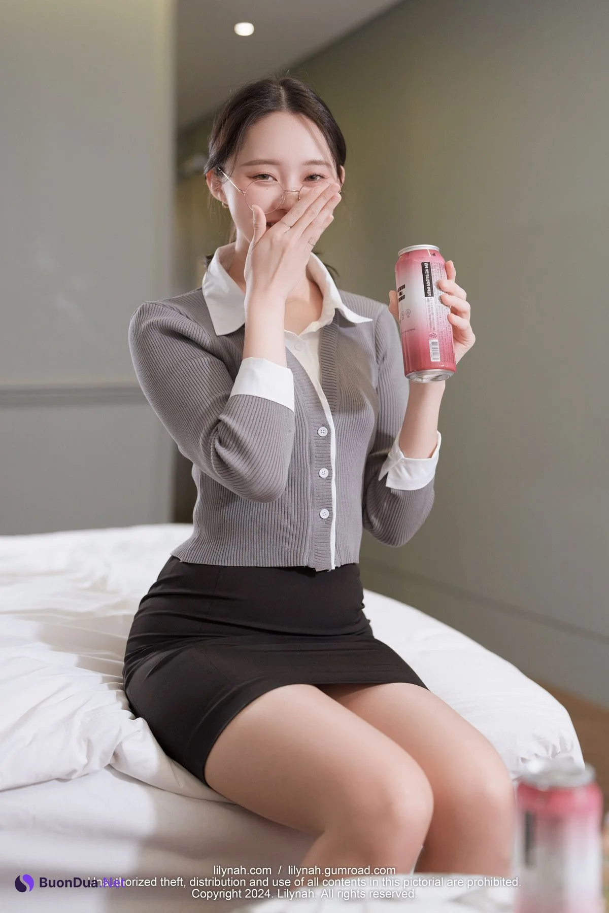 Inah 이나, Lilynah Vol.38 Night on Business Trip Set.01 - Photo 6