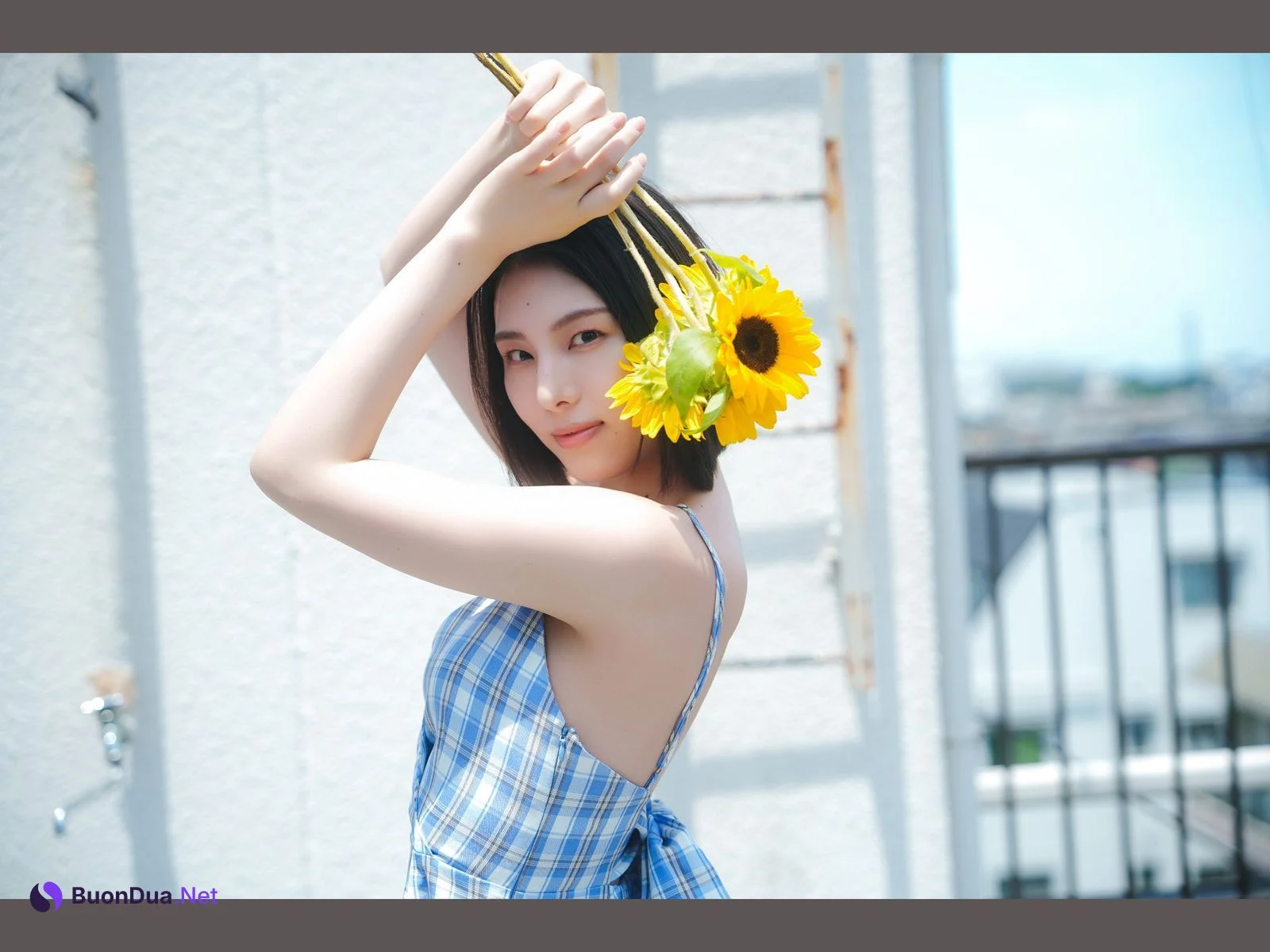 Iori Sagara 相楽伊織, ヤングチャンピオンデジグラ 「夏の部屋で、伊織と。」 Set.01 - 照片 4