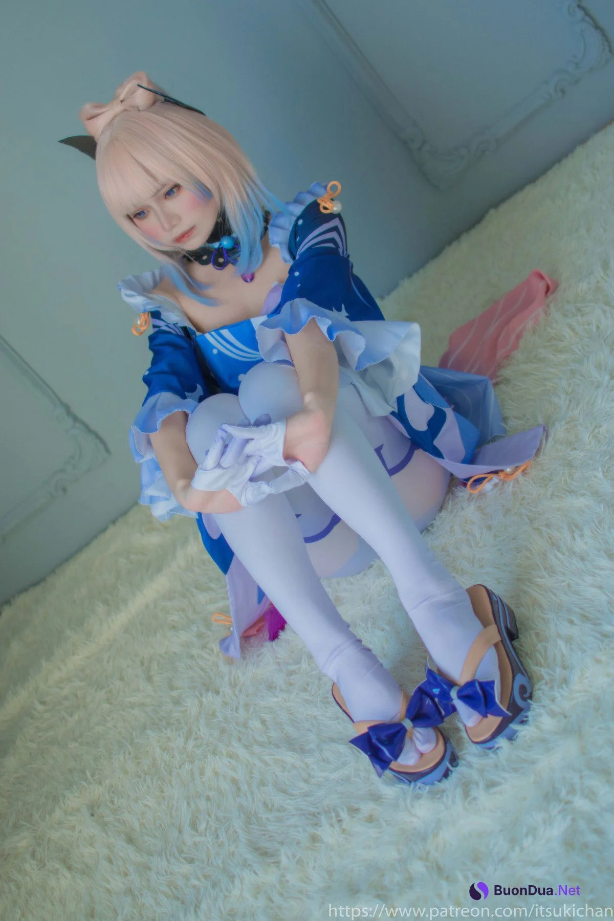 齋齋いつき Itsukichan Cosplay 珊瑚宫心海 Kokomi Sangonomiya - Photo 2