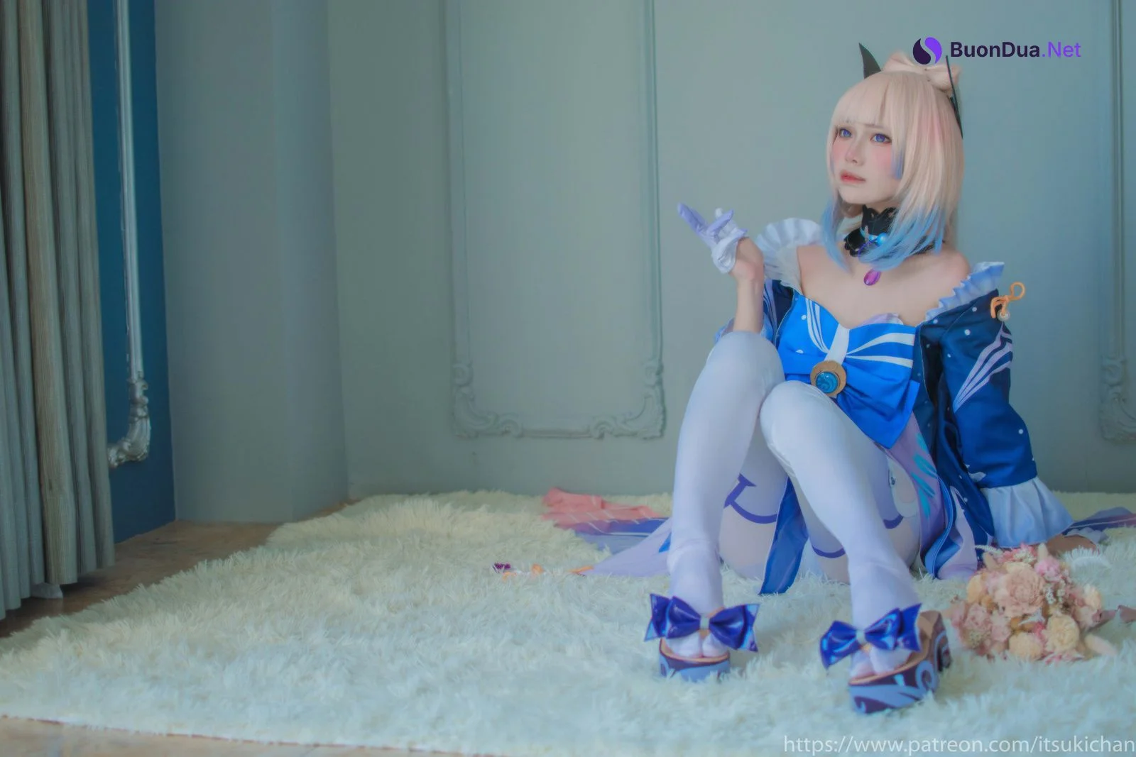 齋齋いつき Itsukichan Cosplay 珊瑚宫心海 Kokomi Sangonomiya - Photo 4
