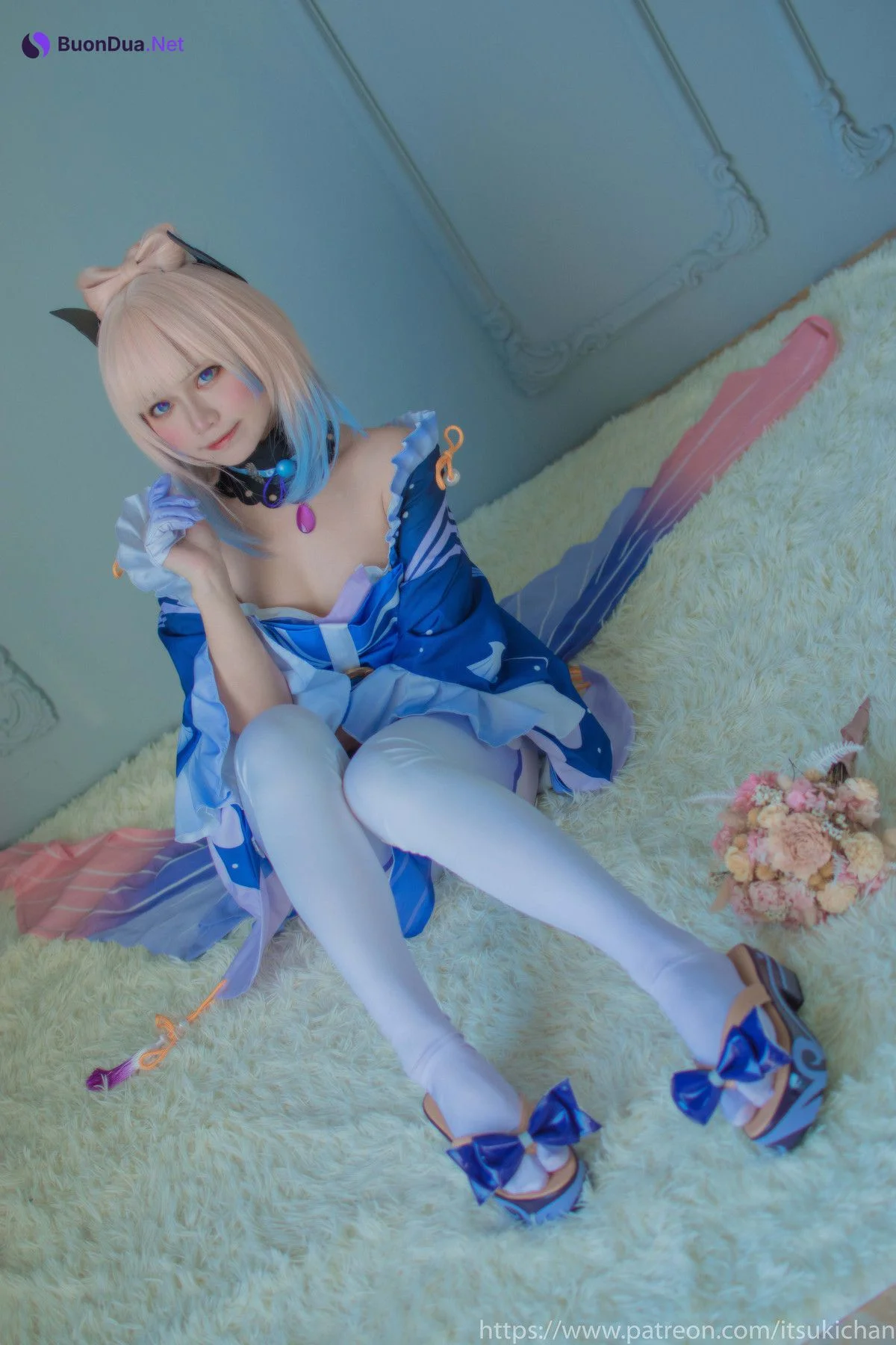 齋齋いつき Itsukichan Cosplay 珊瑚宫心海 Kokomi Sangonomiya - Photo 5