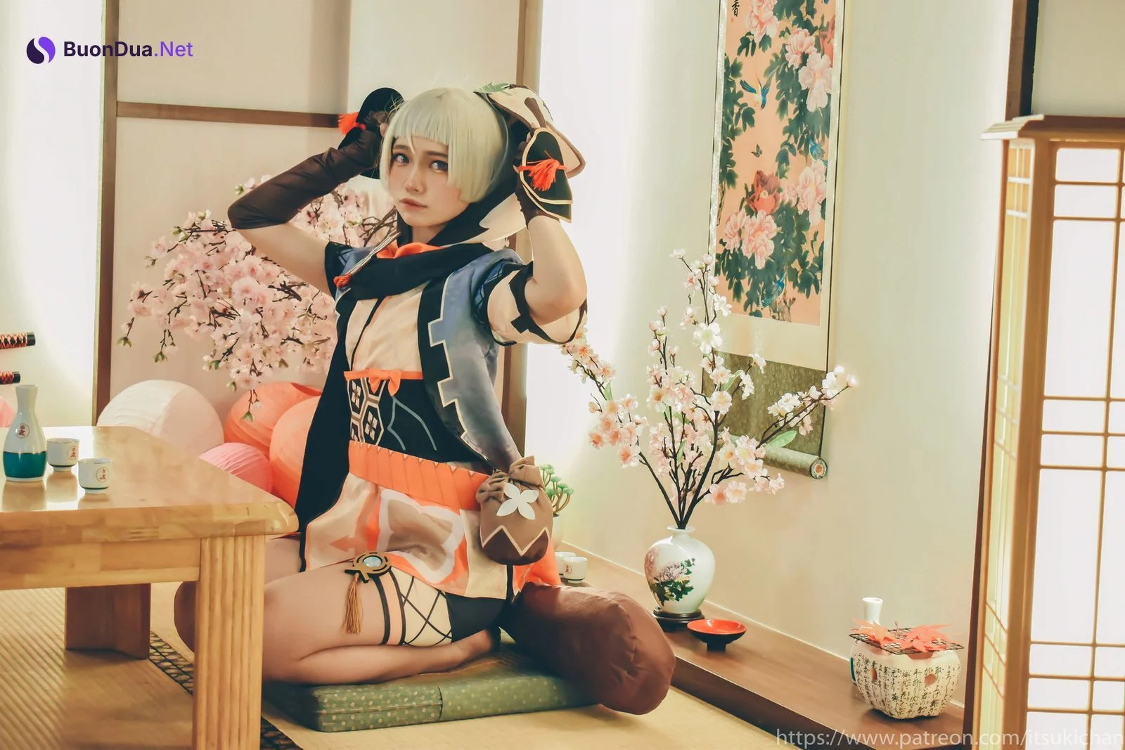 齋齋いつき Itsukichan Cosplay 早柚 Sayu (Genshin Impact 原神) - Photo 4
