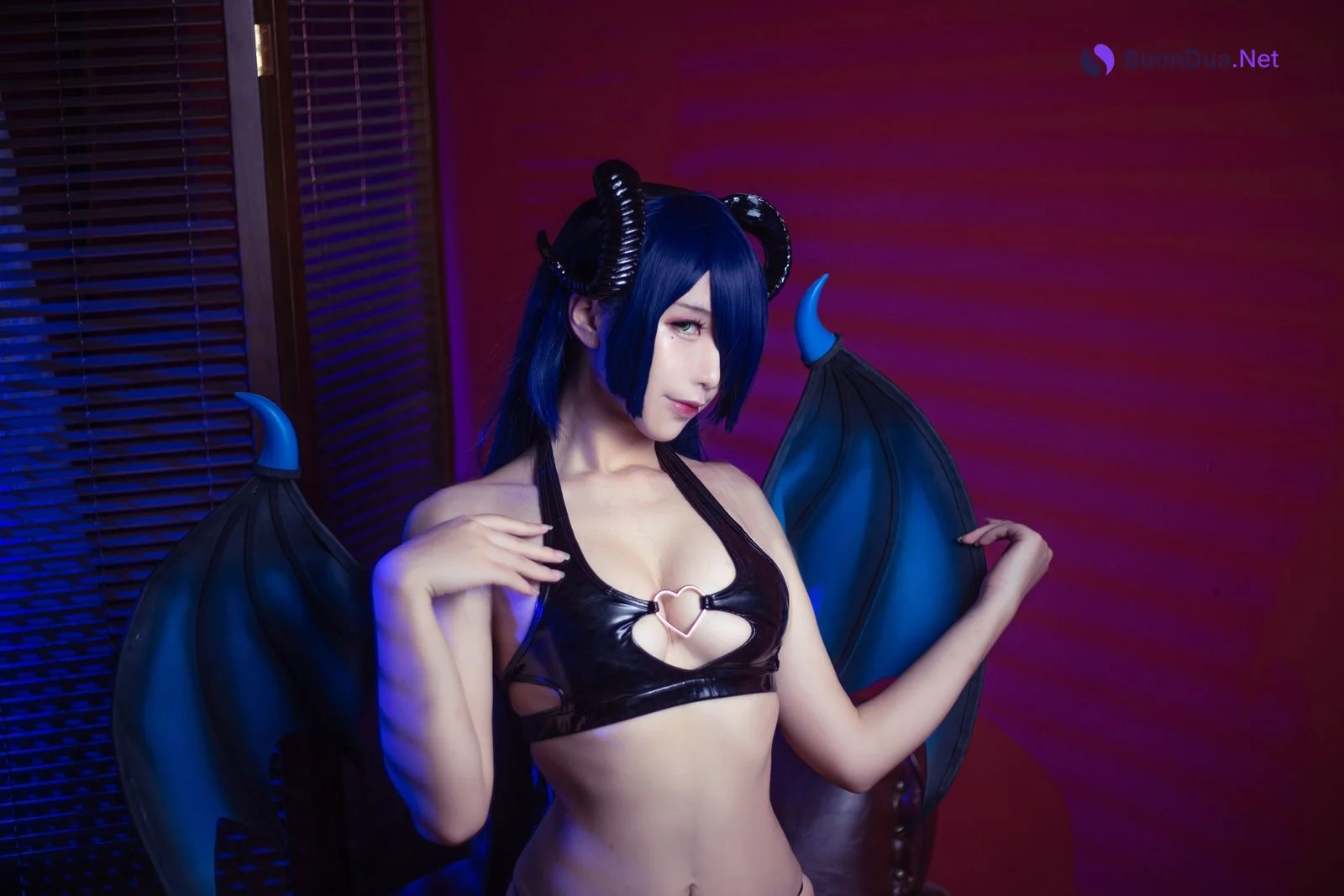 九曲Jean Cosplay 小恶魔 - Photo 19