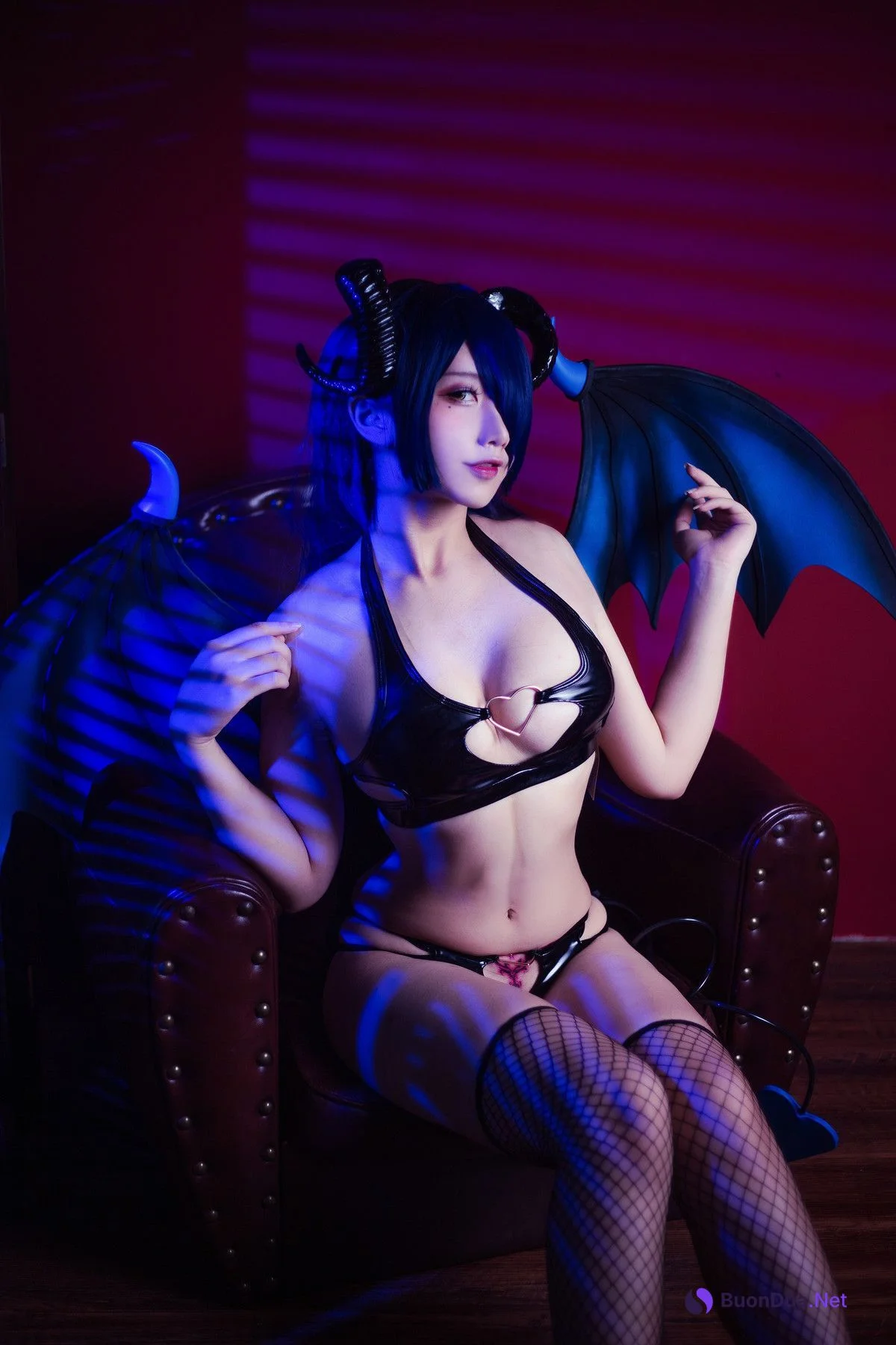 九曲Jean Cosplay 小恶魔 - Photo 4