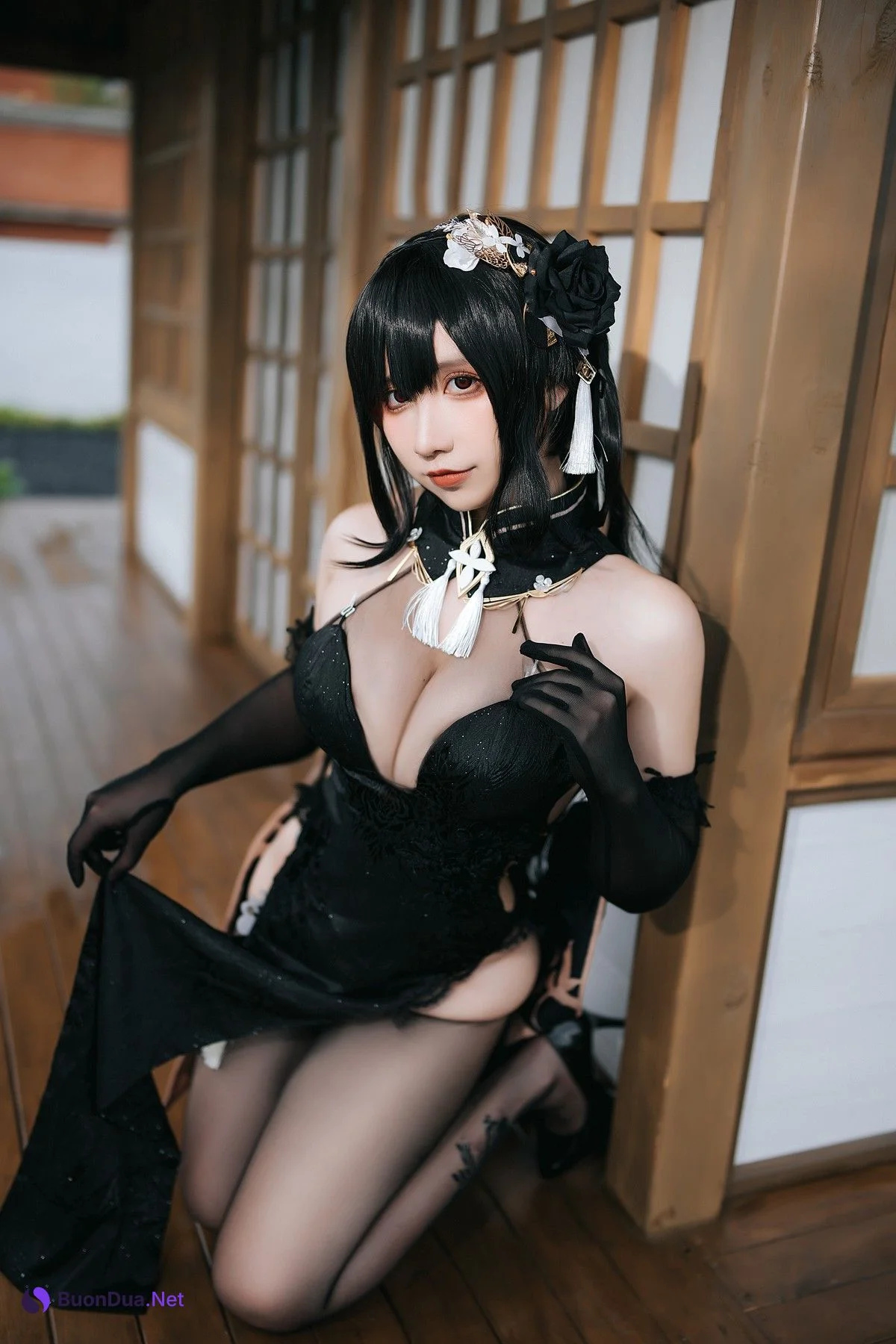 九曲Jean Cosplay 镇海旗袍 - Photo 15