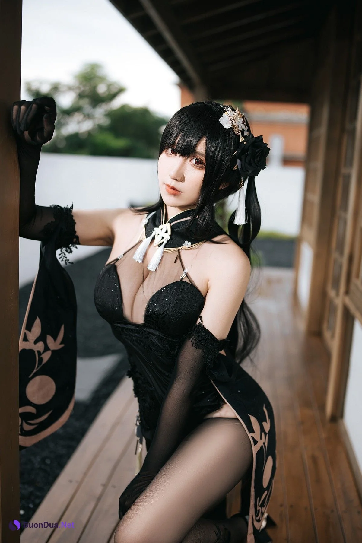 九曲Jean Cosplay 镇海旗袍 - Photo 18