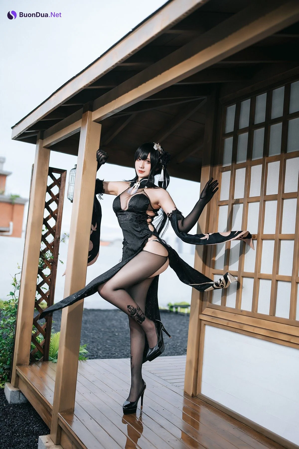 九曲Jean Cosplay 镇海旗袍 - Photo 5