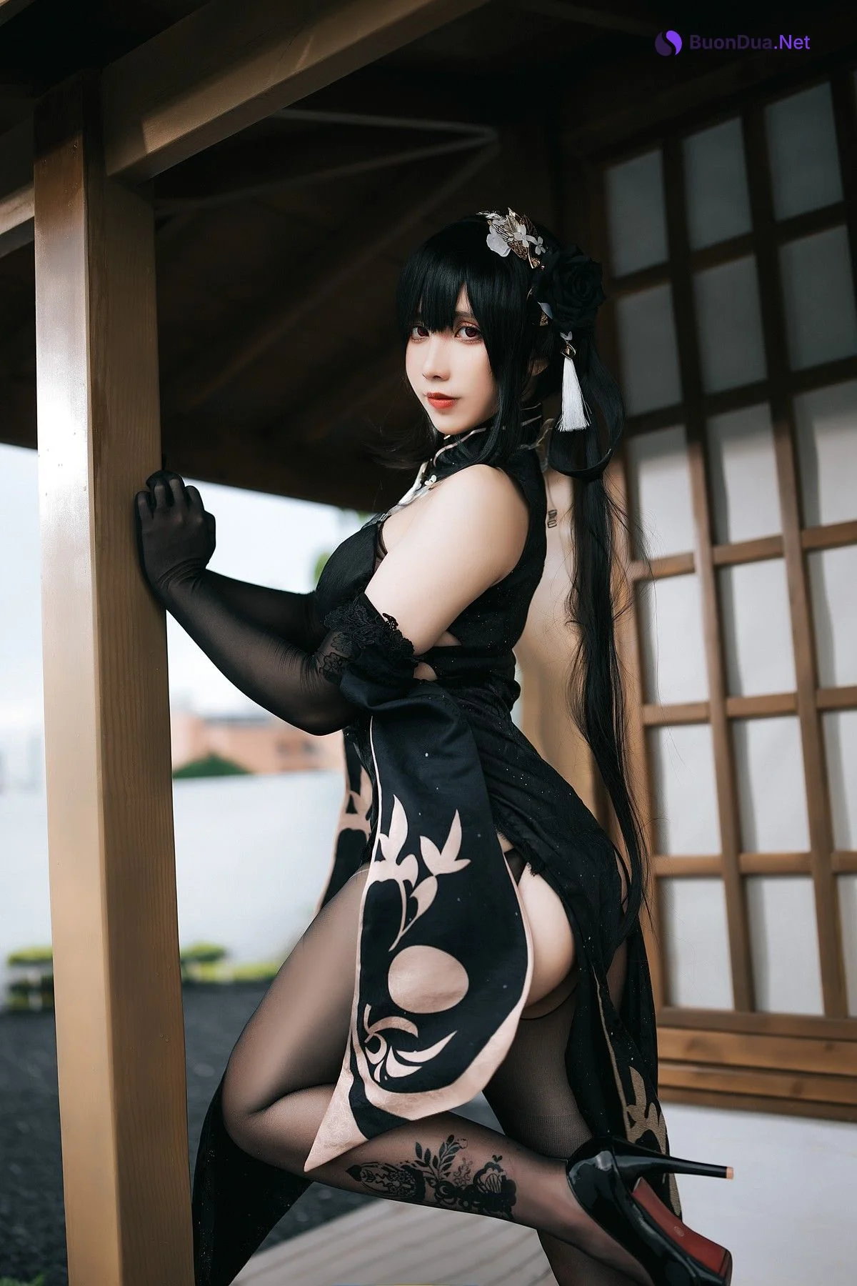 九曲Jean Cosplay 镇海旗袍 - Photo 6