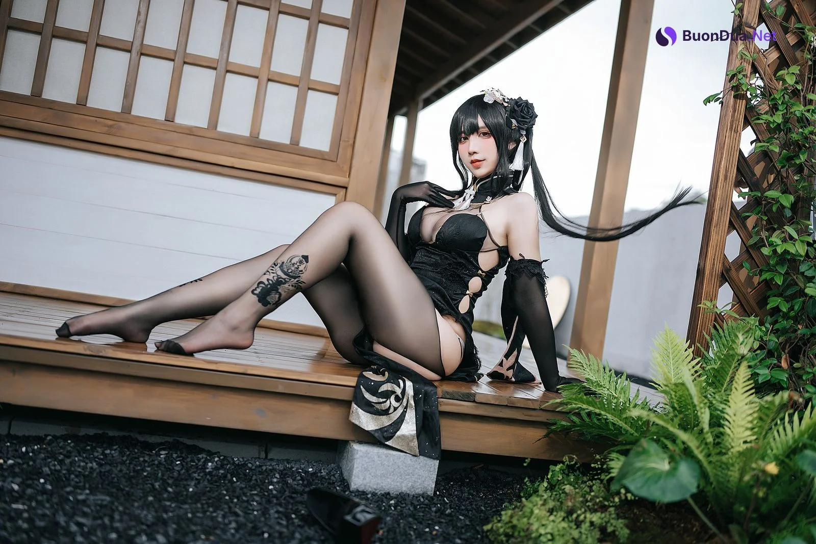 九曲Jean Cosplay 镇海旗袍 - Photo 8
