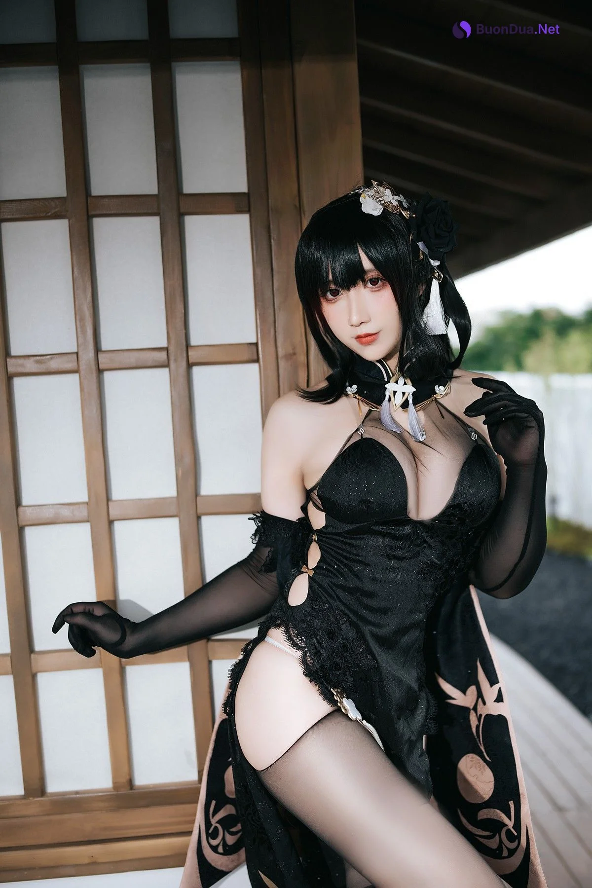 九曲Jean Cosplay 镇海旗袍 - Photo 9