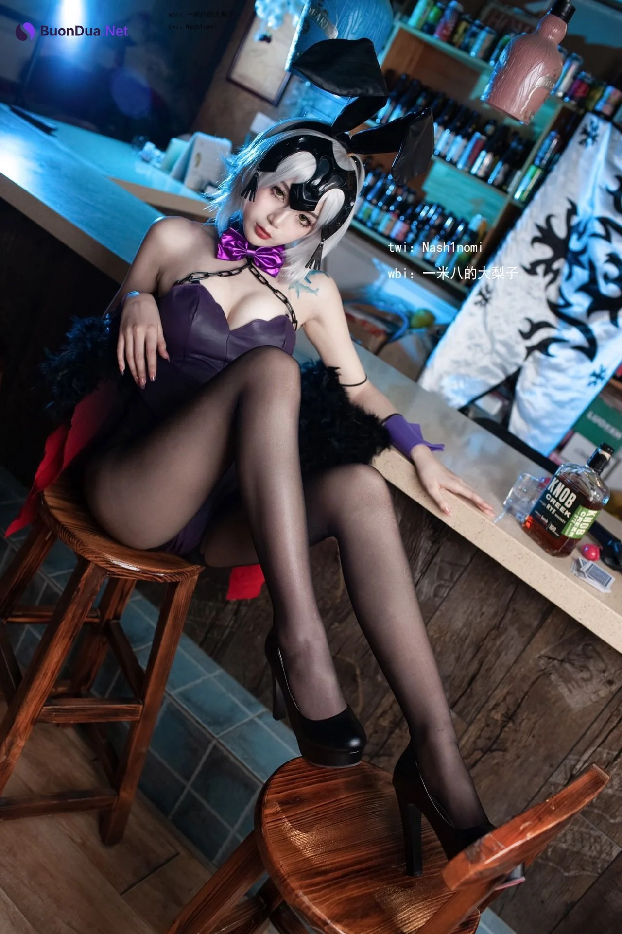 [一米八的大梨子] 黑贞德·兔女郎 Jeanne Alter - Photo 2