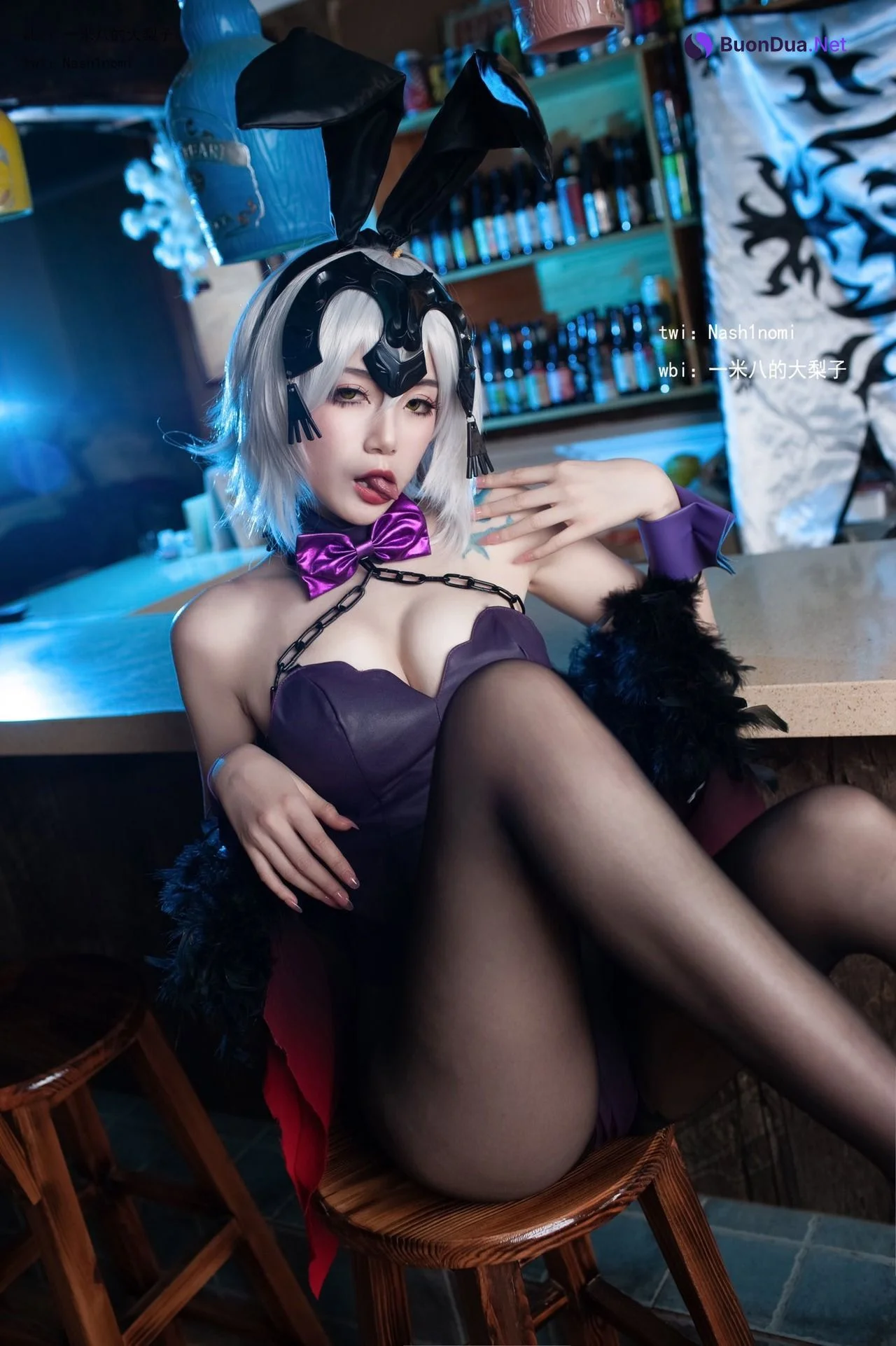 [一米八的大梨子] 黑贞德·兔女郎 Jeanne Alter - Photo 3