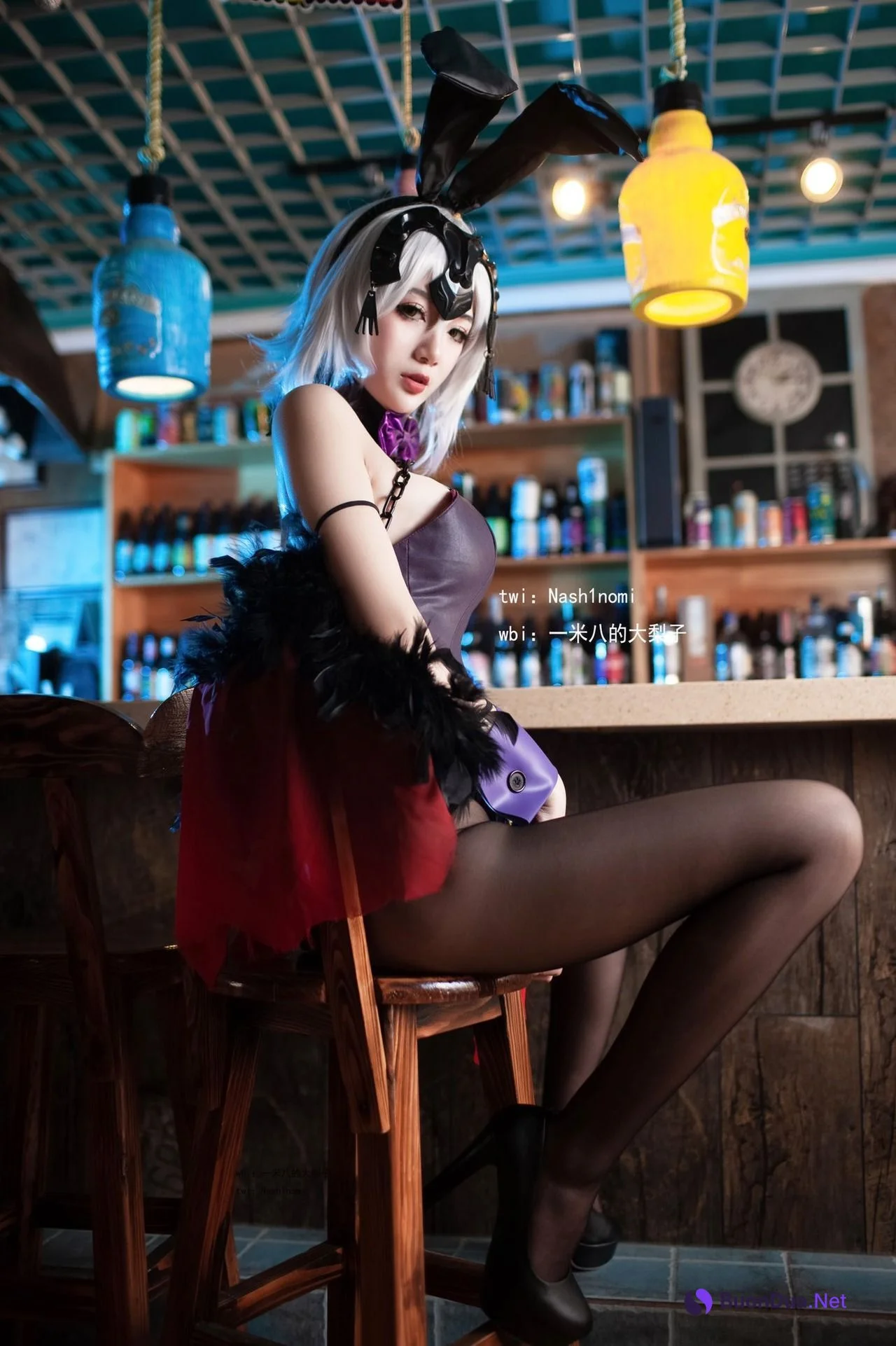 [一米八的大梨子] 黑贞德·兔女郎 Jeanne Alter - Photo 6