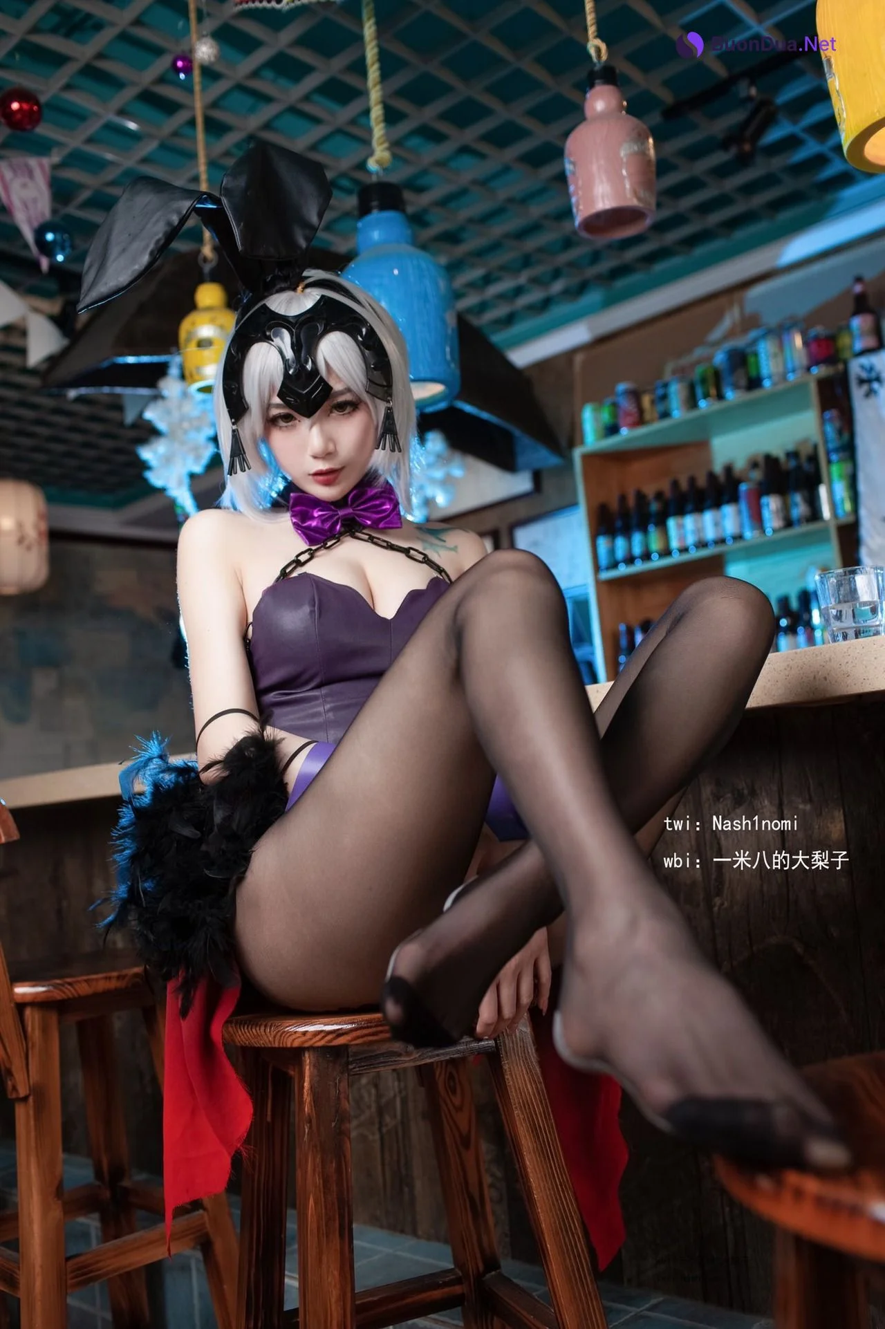 [一米八的大梨子] 黑贞德·兔女郎 Jeanne Alter - Photo 7