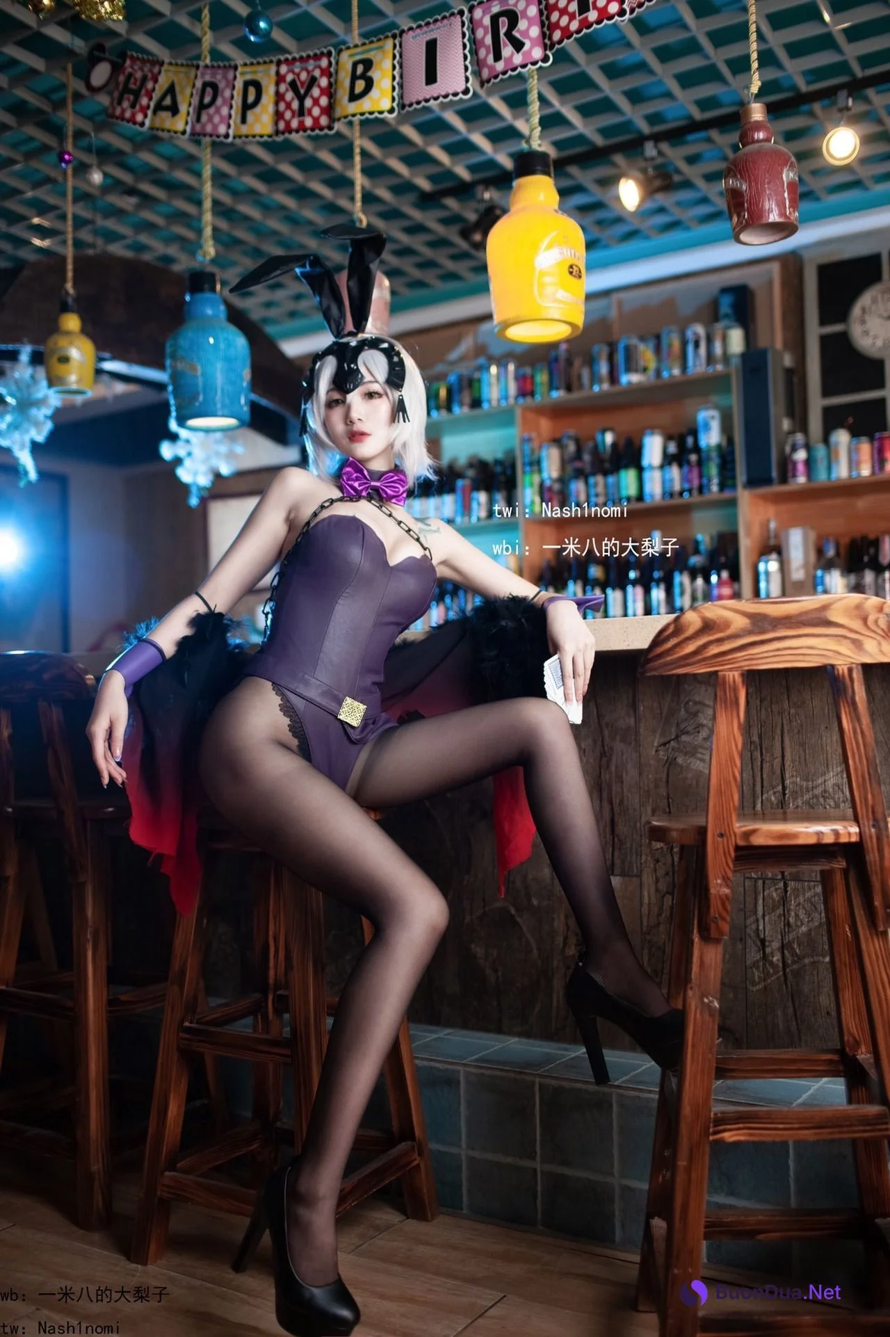 [一米八的大梨子] 黑贞德·兔女郎 Jeanne Alter - Photo 8
