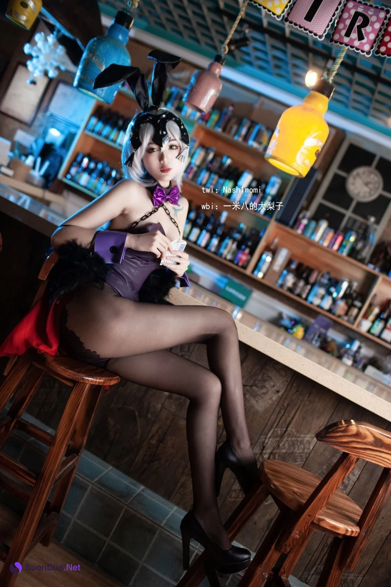 [一米八的大梨子] 黑贞德·兔女郎 Jeanne Alter - Photo 9