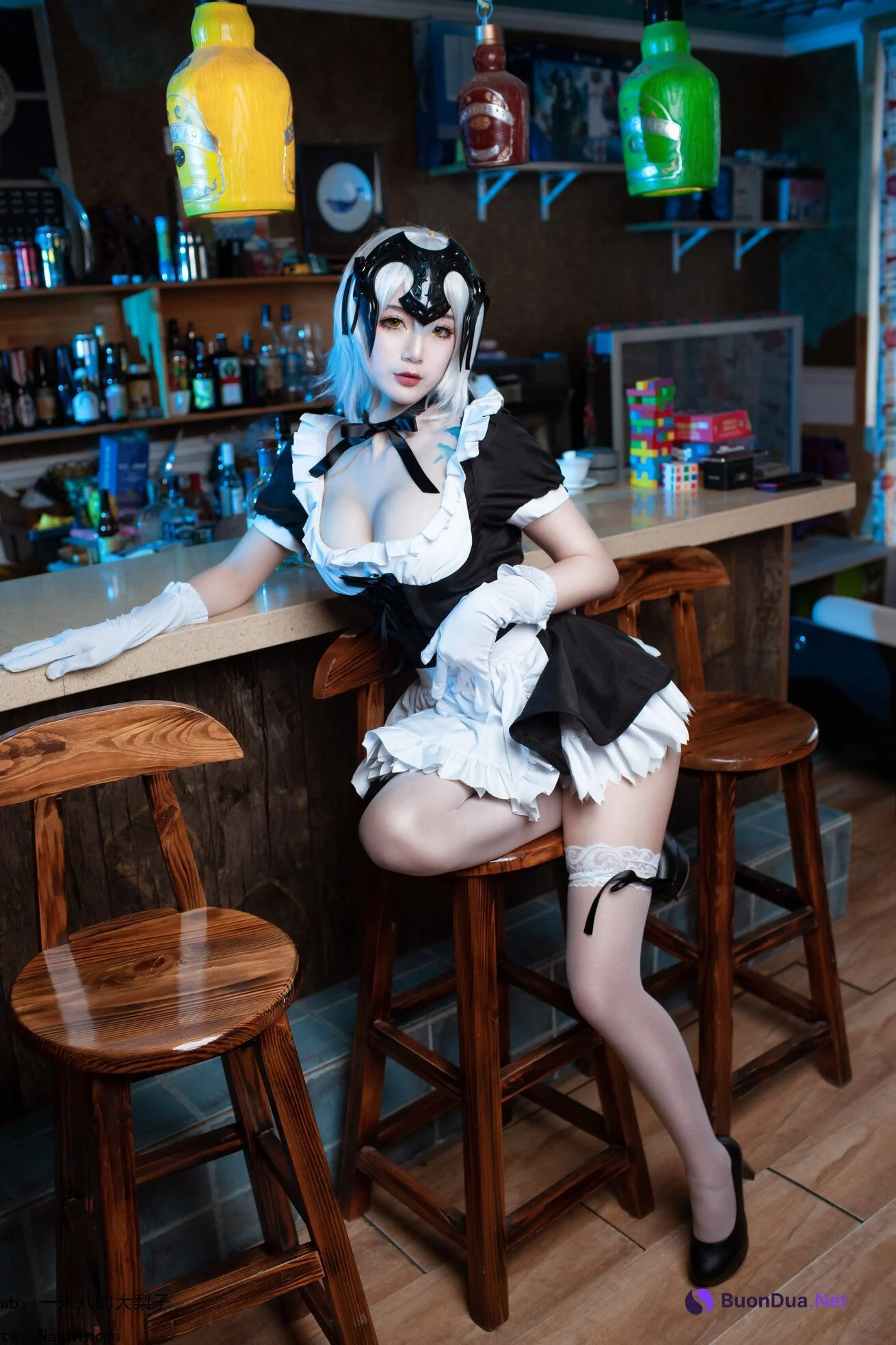 [一米八的大梨子] Jeanne d’Arc Alter Maid 黑贞GK手办女仆 - รูปภาพ 3