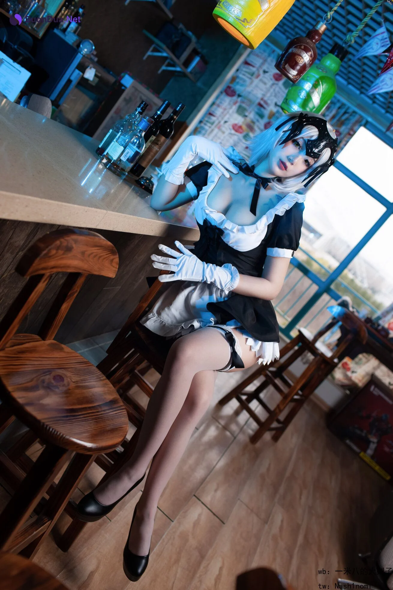 [一米八的大梨子] Jeanne d’Arc Alter Maid 黑贞GK手办女仆 - รูปภาพ 4