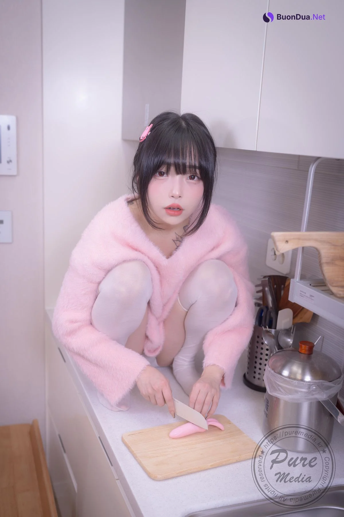 Jelly 젤리, [PURE MEDIA] Vol.266 Cutie Rabbit & Pink Hole Set.01 - รูปภาพ 13