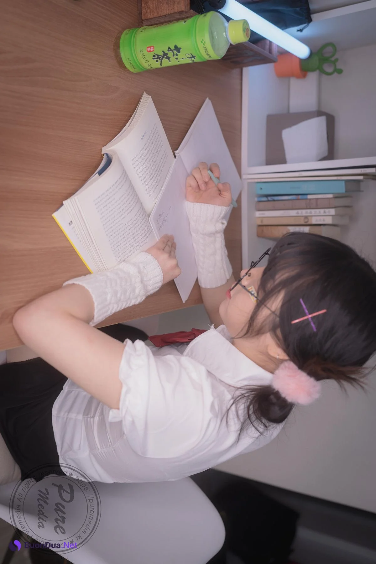 Jelly 젤리, PURE MEDIA Vol.276 Girl Trapped in a Rooftop Room Set.02 - Photo 2