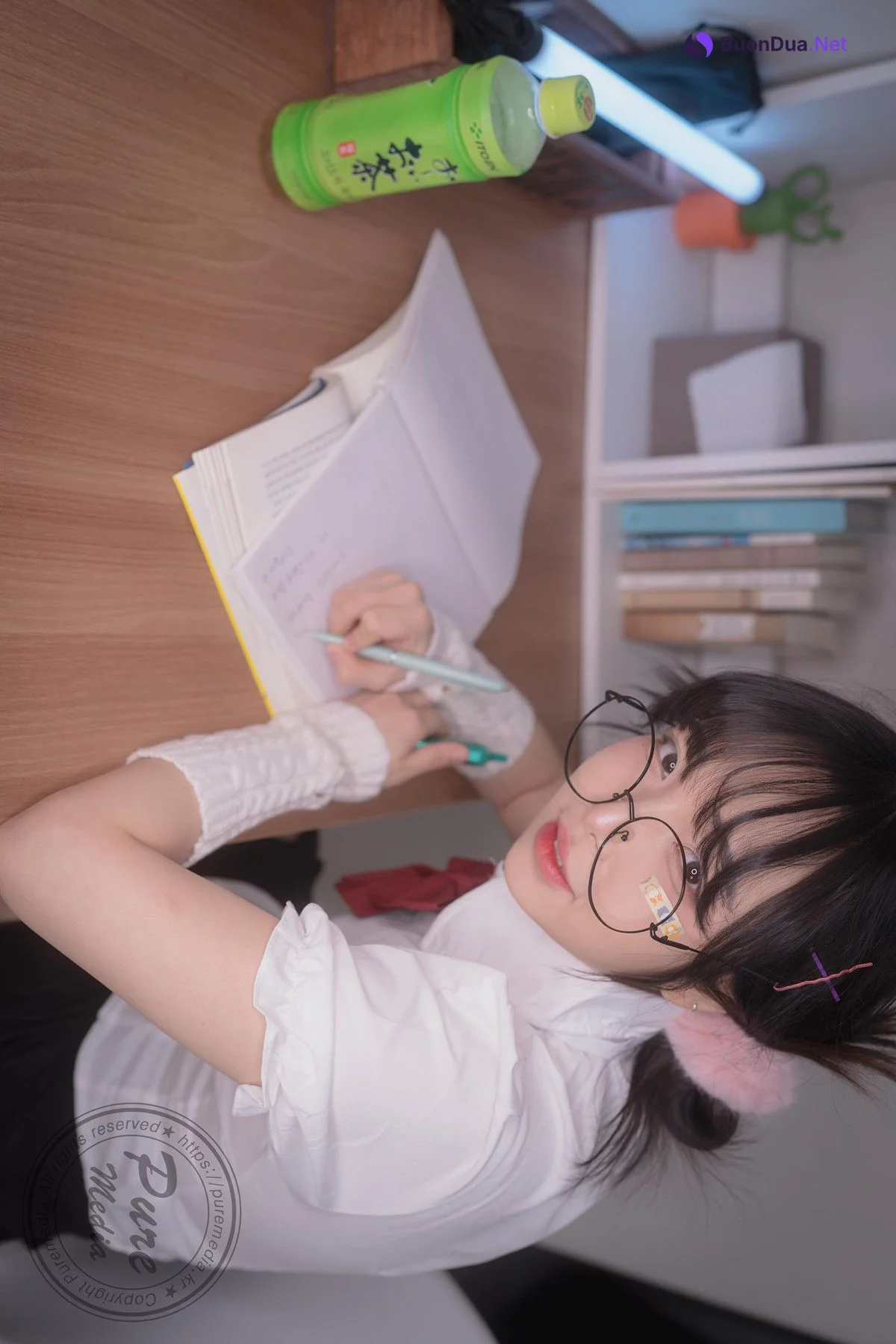 Jelly 젤리, PURE MEDIA Vol.276 Girl Trapped in a Rooftop Room Set.02 - Photo 3