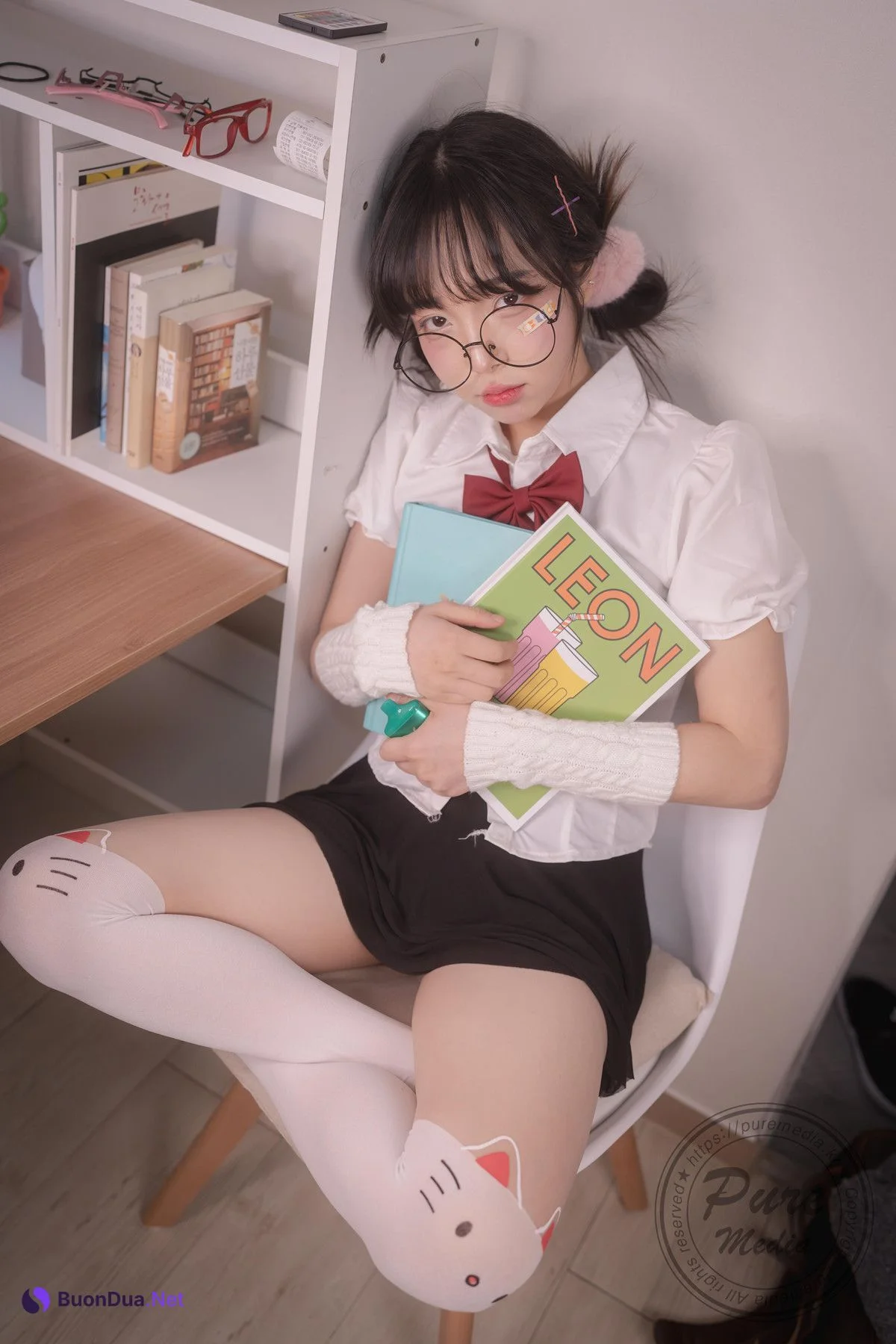 Jelly 젤리, PURE MEDIA Vol.276 Girl Trapped in a Rooftop Room Set.02 - Photo 5