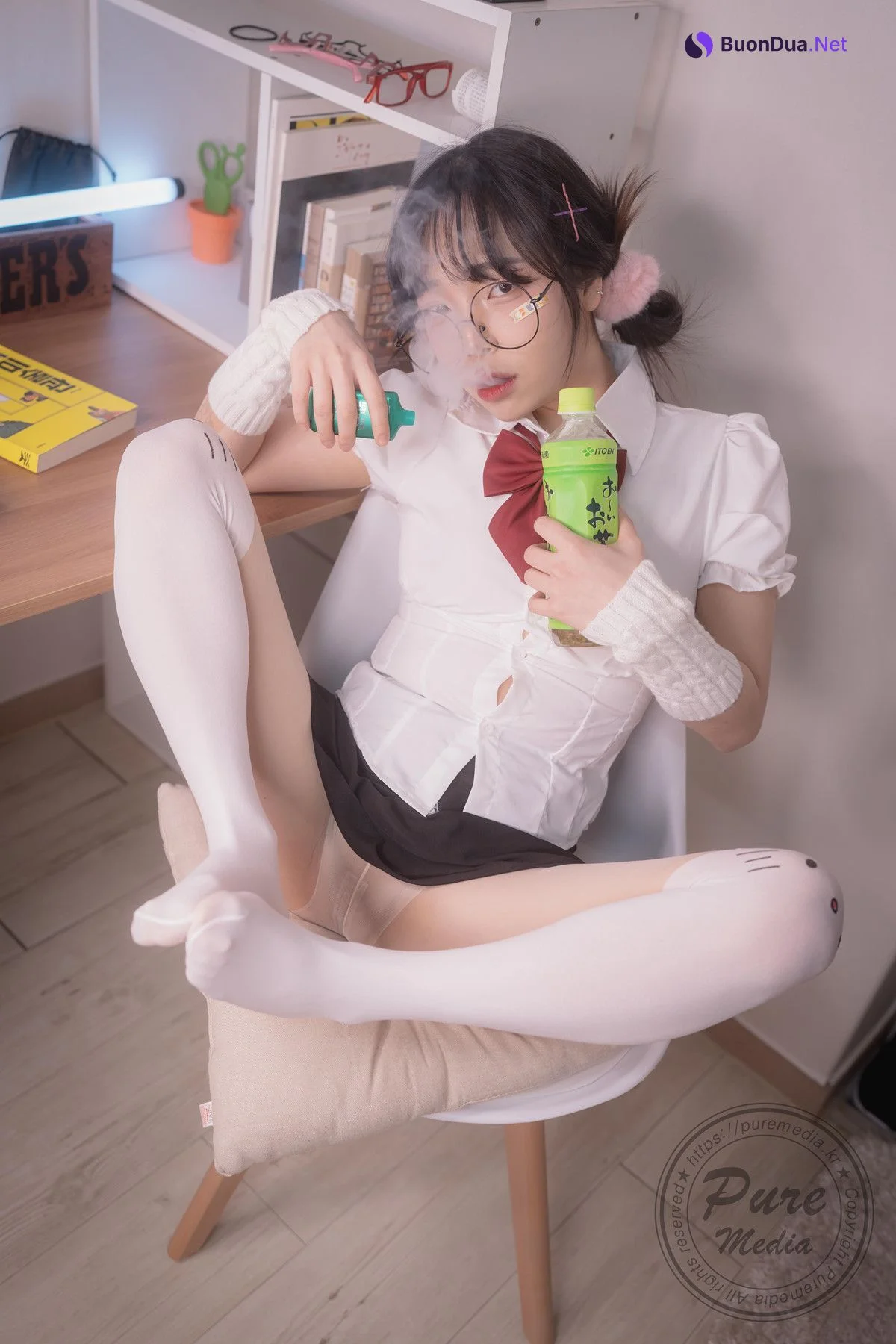 Jelly 젤리, PURE MEDIA Vol.276 Girl Trapped in a Rooftop Room Set.02 - Photo 6