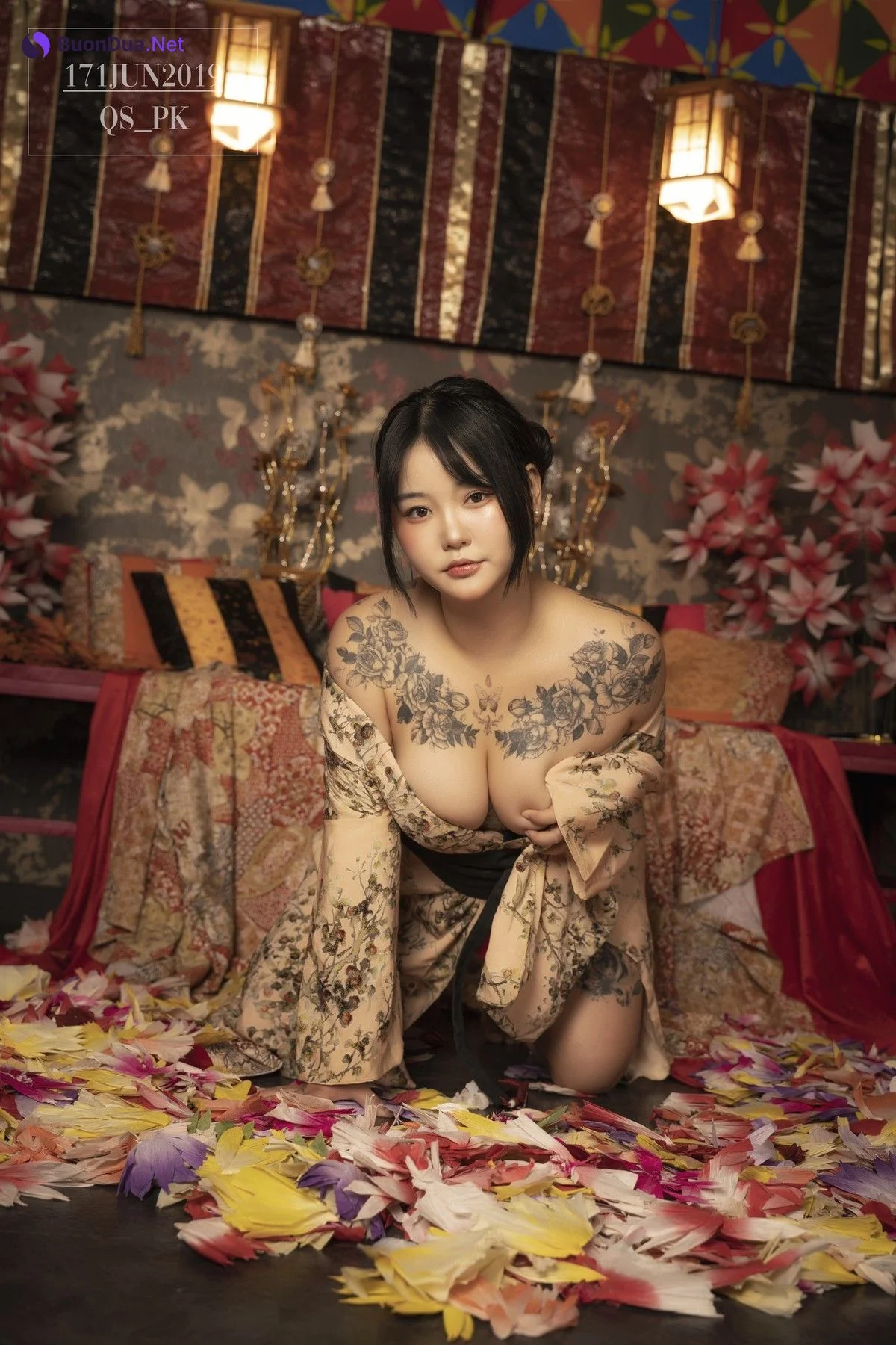 Jeon BoYeon 전보연, [SAINT Photolife] BoYeon Yukata Set.01 - Photo 13