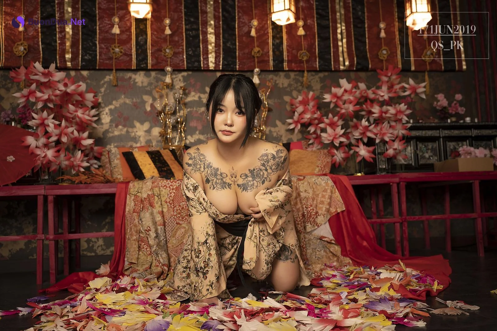 Jeon BoYeon 전보연, [SAINT Photolife] BoYeon Yukata Set.01 - Photo 14
