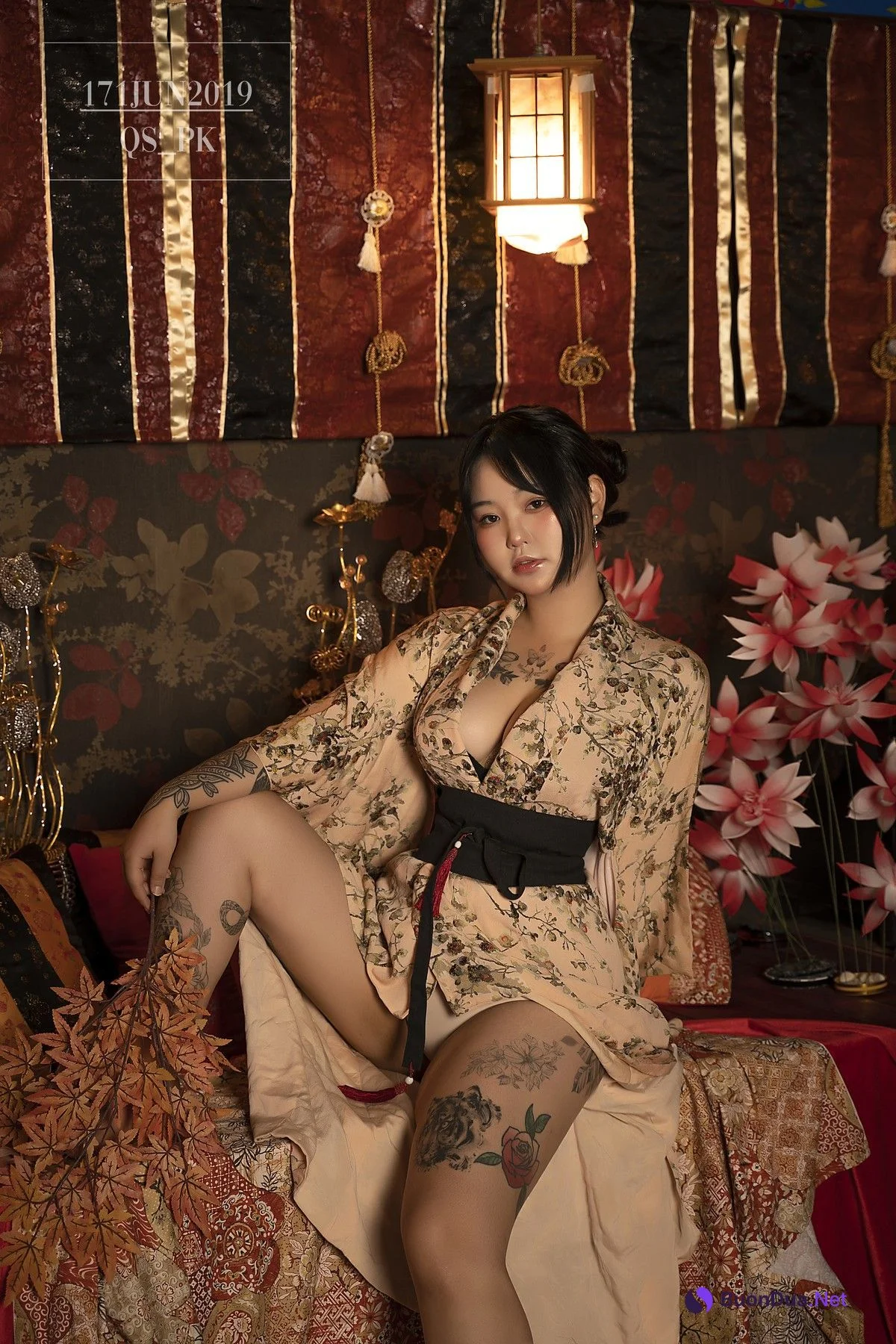Jeon BoYeon 전보연, [SAINT Photolife] BoYeon Yukata Set.01 - Photo 4