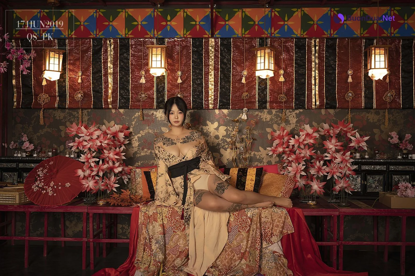 Jeon BoYeon 전보연, [SAINT Photolife] BoYeon Yukata Set.01 - Photo 7