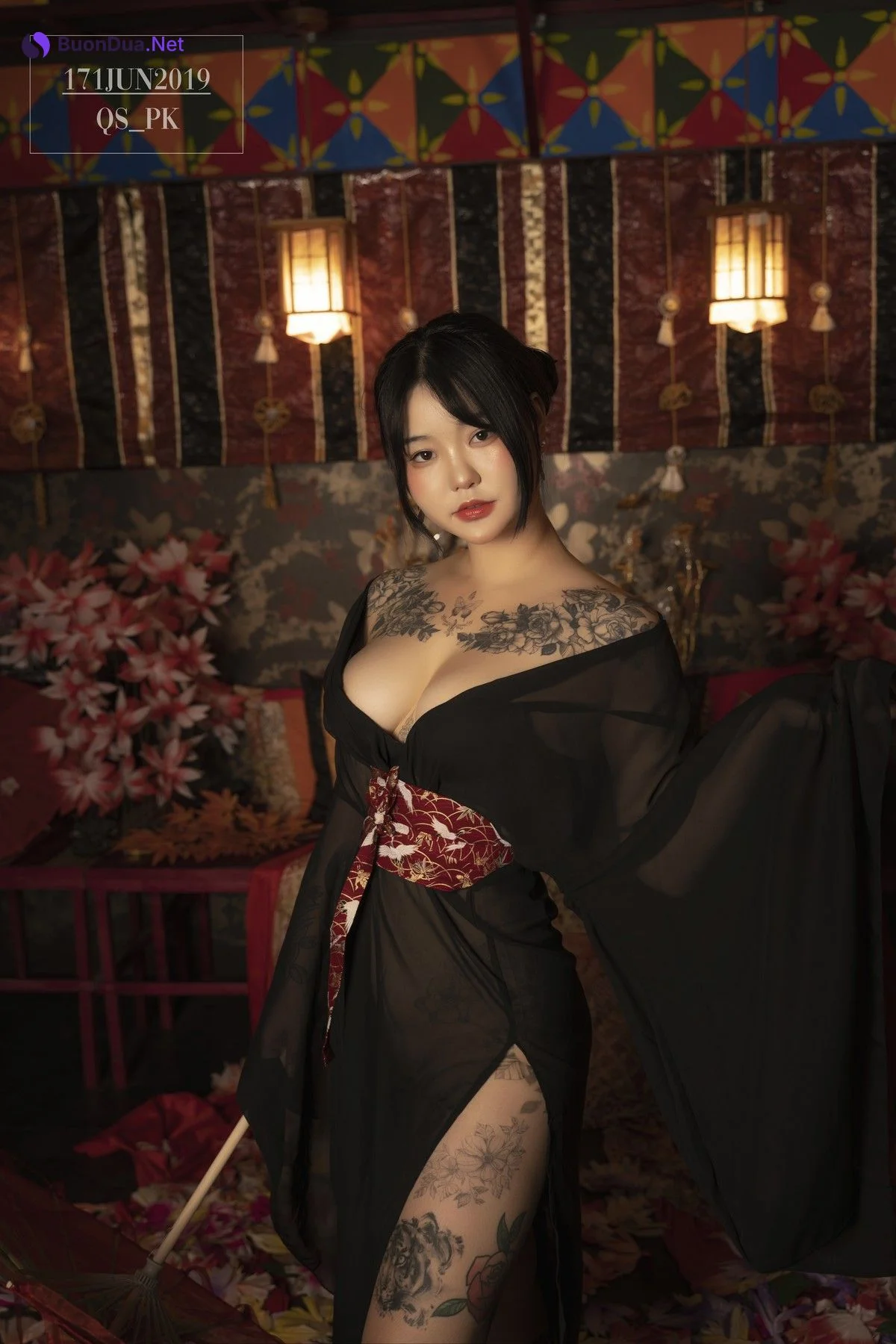 Jeon BoYeon 전보연, [SAINT Photolife] BoYeon Yukata Set.02 - Photo 3