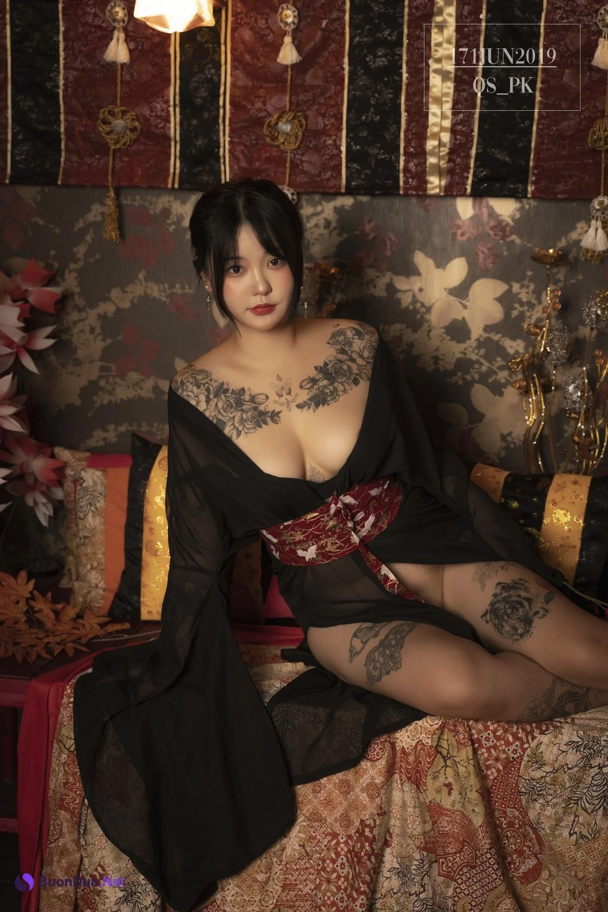 Jeon BoYeon 전보연, [SAINT Photolife] BoYeon Yukata Set.02 - Photo 5