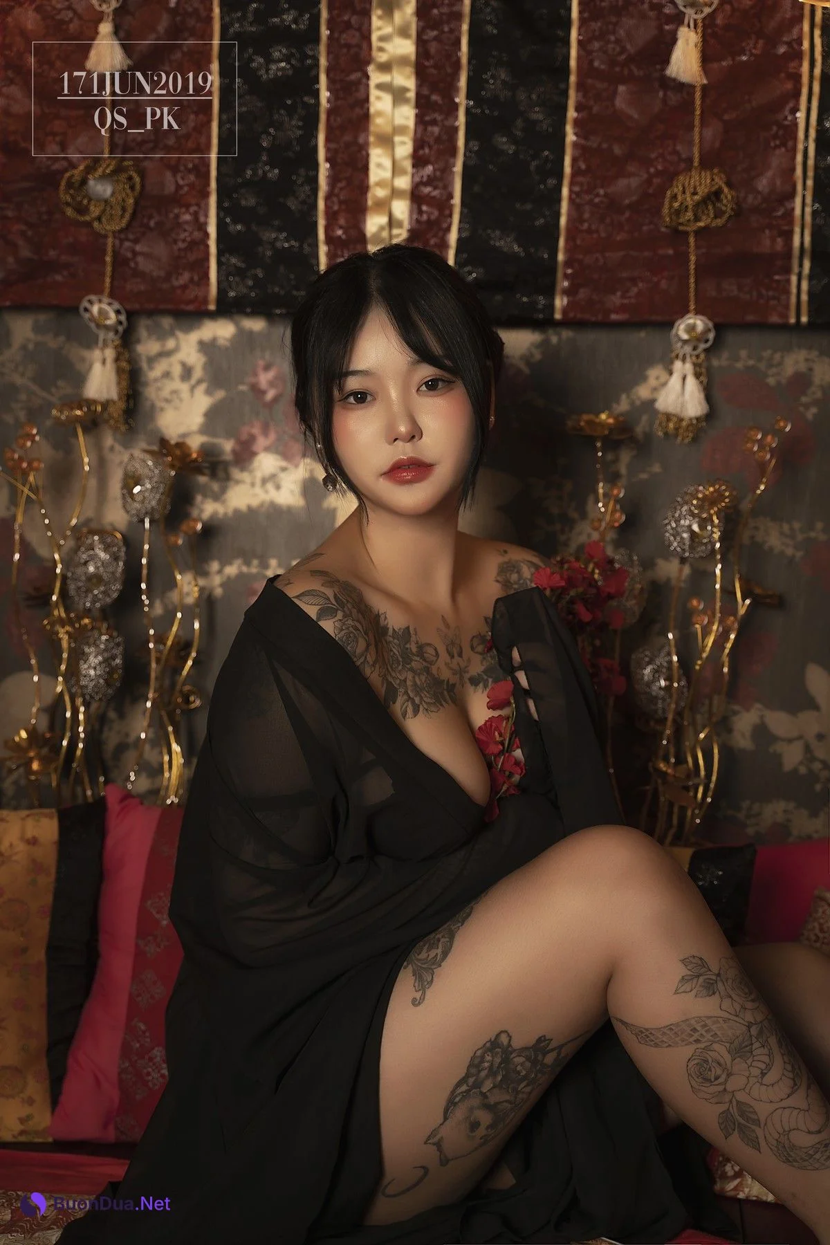 Jeon BoYeon 전보연, [SAINT Photolife] BoYeon Yukata Set.02 - Photo 7
