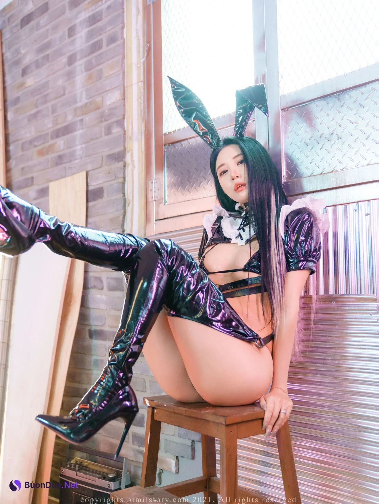 Jeong Bomi 정보미, [Bimilstory] Bomi Vol.03 Sexy Bunny Girl Maid Set.01 - 写真 17