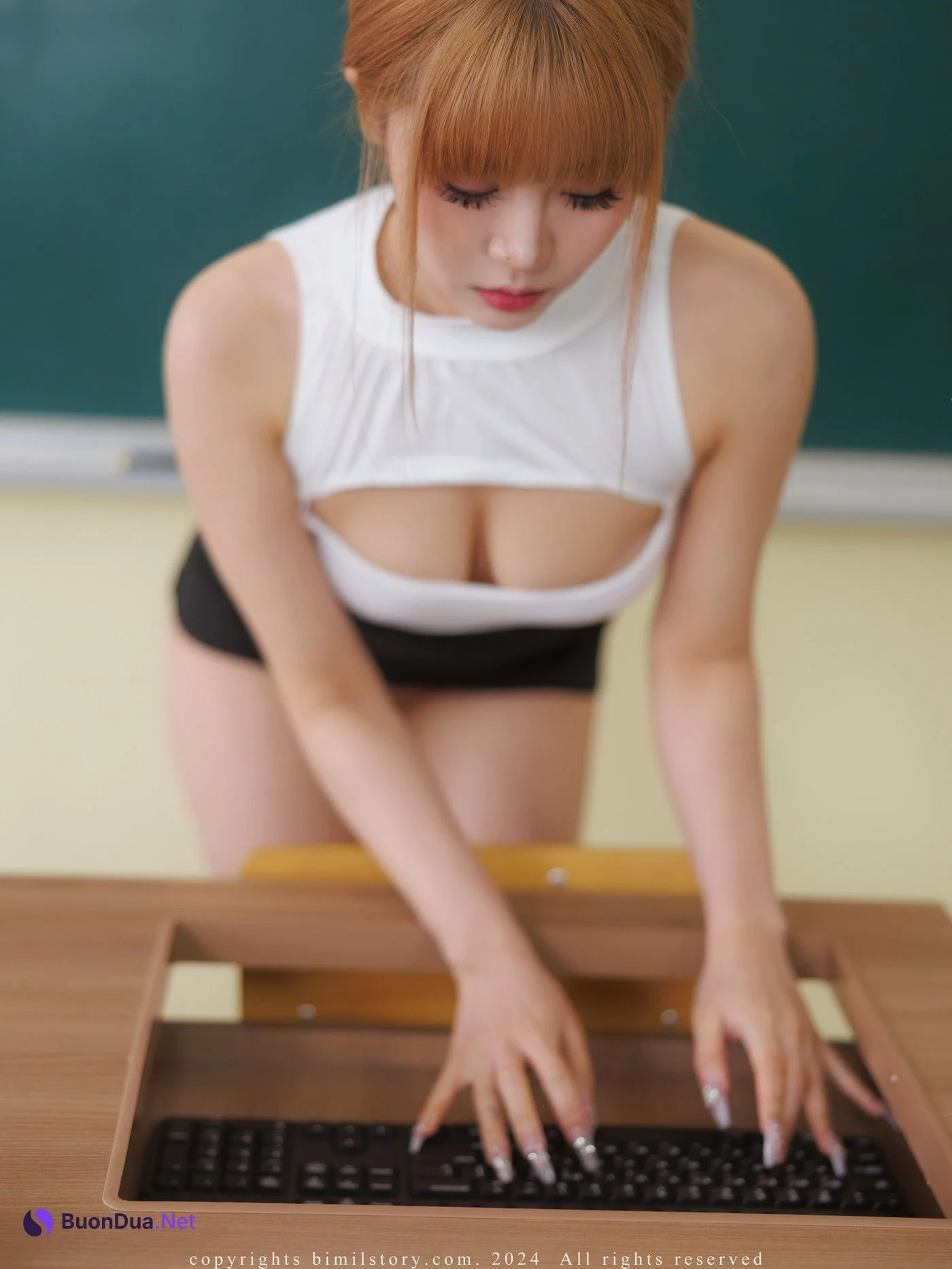 Jeong Bomi 정보미, Bimilstory Vol.48 ‘Academy Teacher’ Set.01 - Photo 9