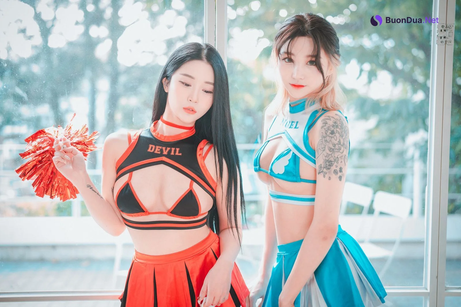 Jeong Bomi 정보미, Taeri 태리, DJAWA ‘Devil 666 & Angel 777’ Set.01 - Photo 2